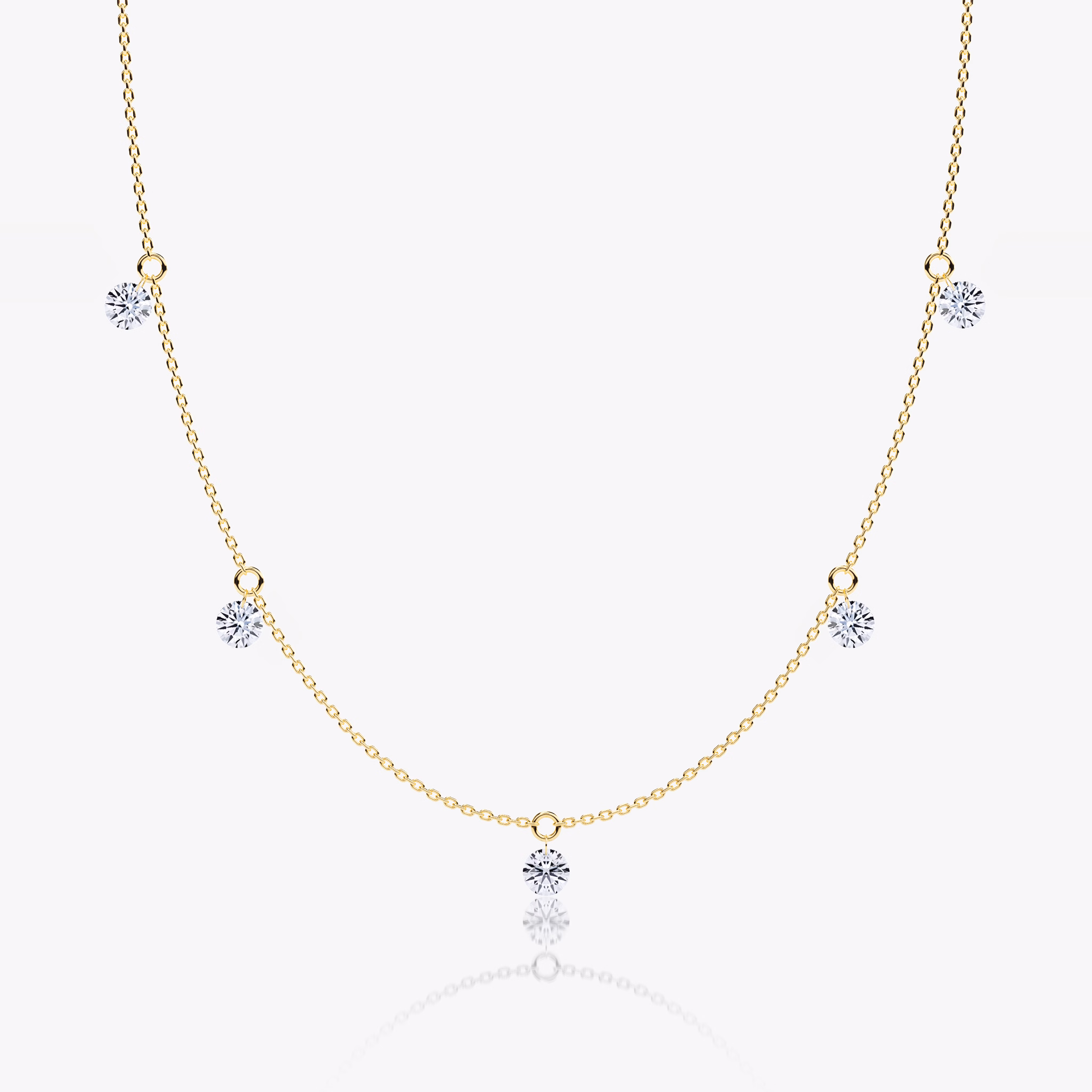 Floating Station Necklace