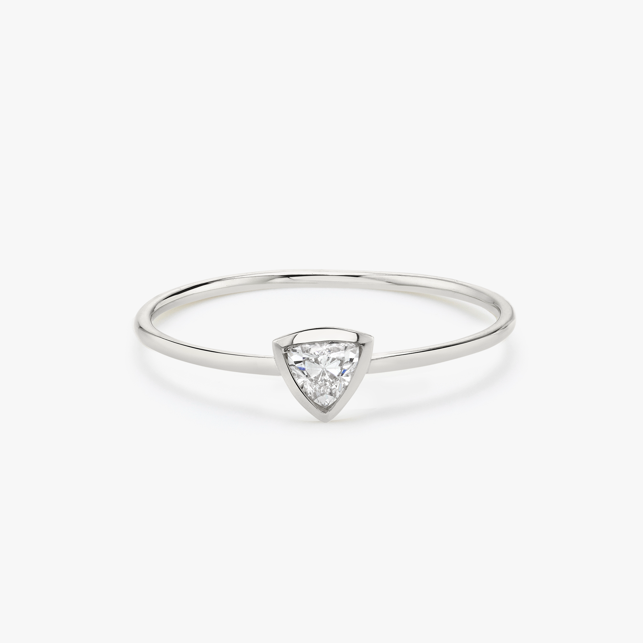Knife-Edge Bezel Ring
