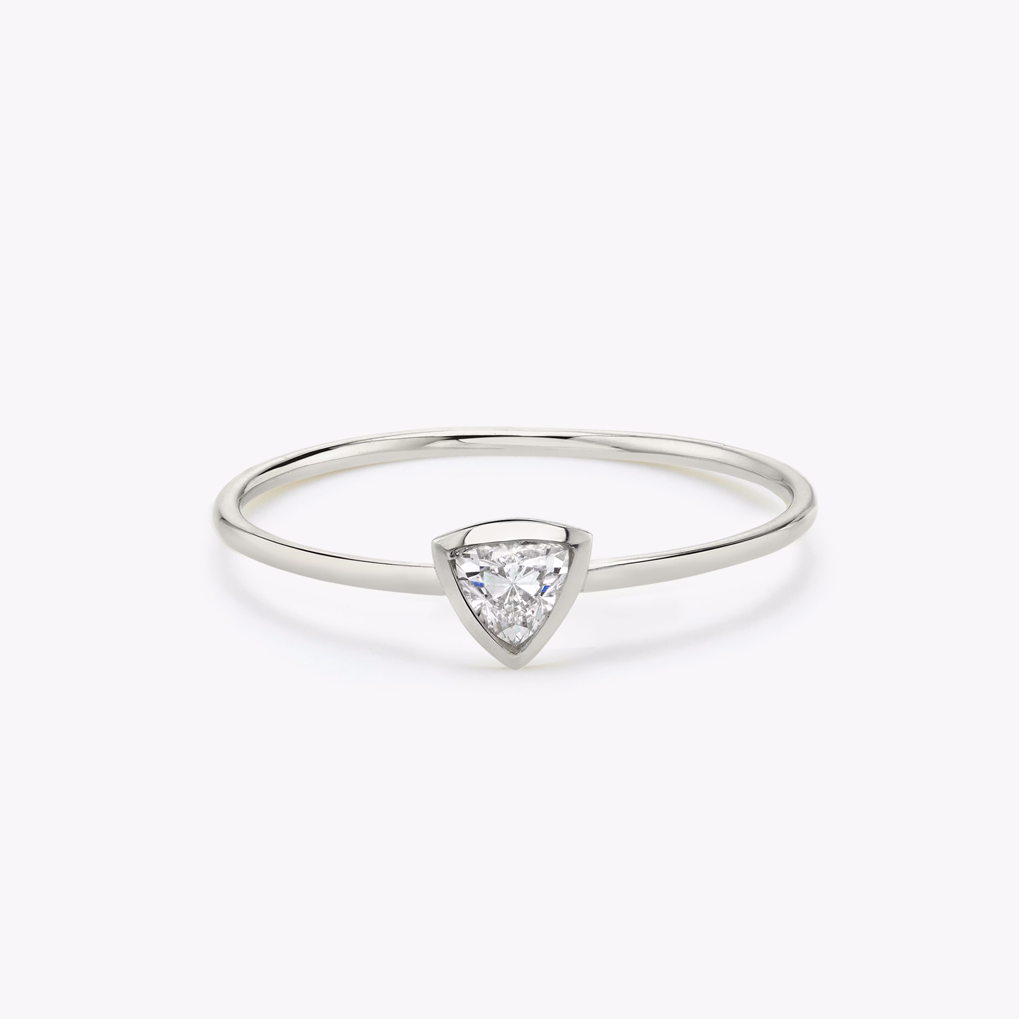 Knife-Edge Bezel Ring