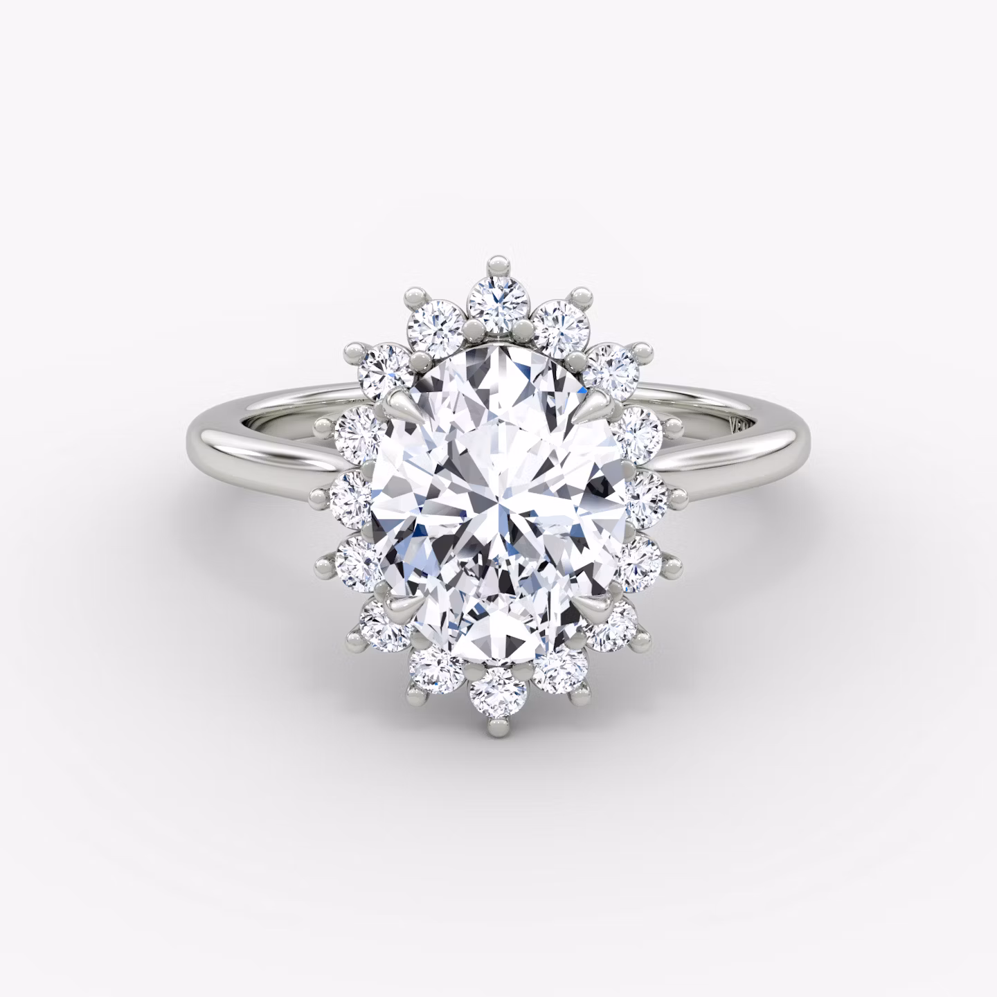 The Floral Cathedral  Oval | Platinum