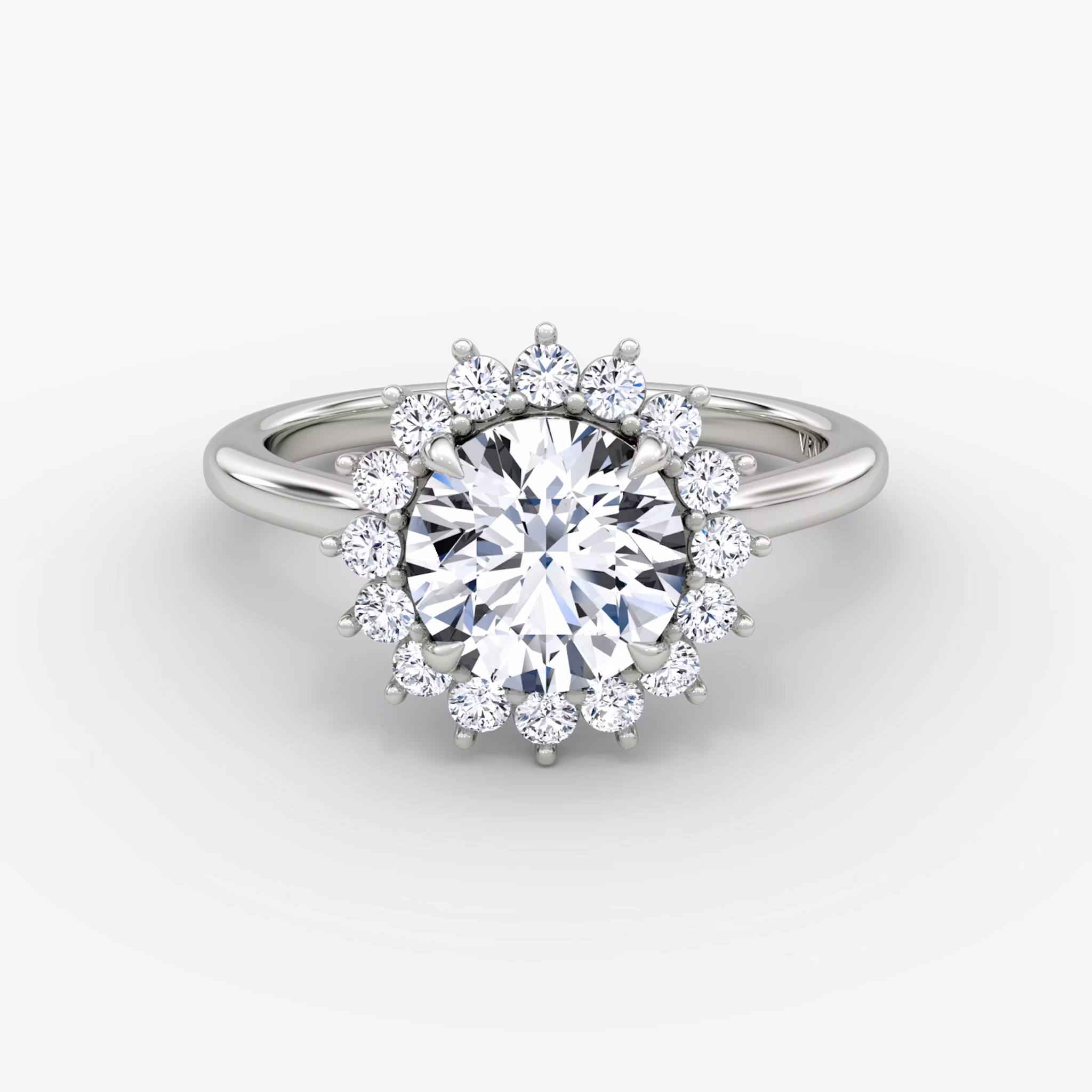 The Floral Cathedral Round Brilliant | Platinum