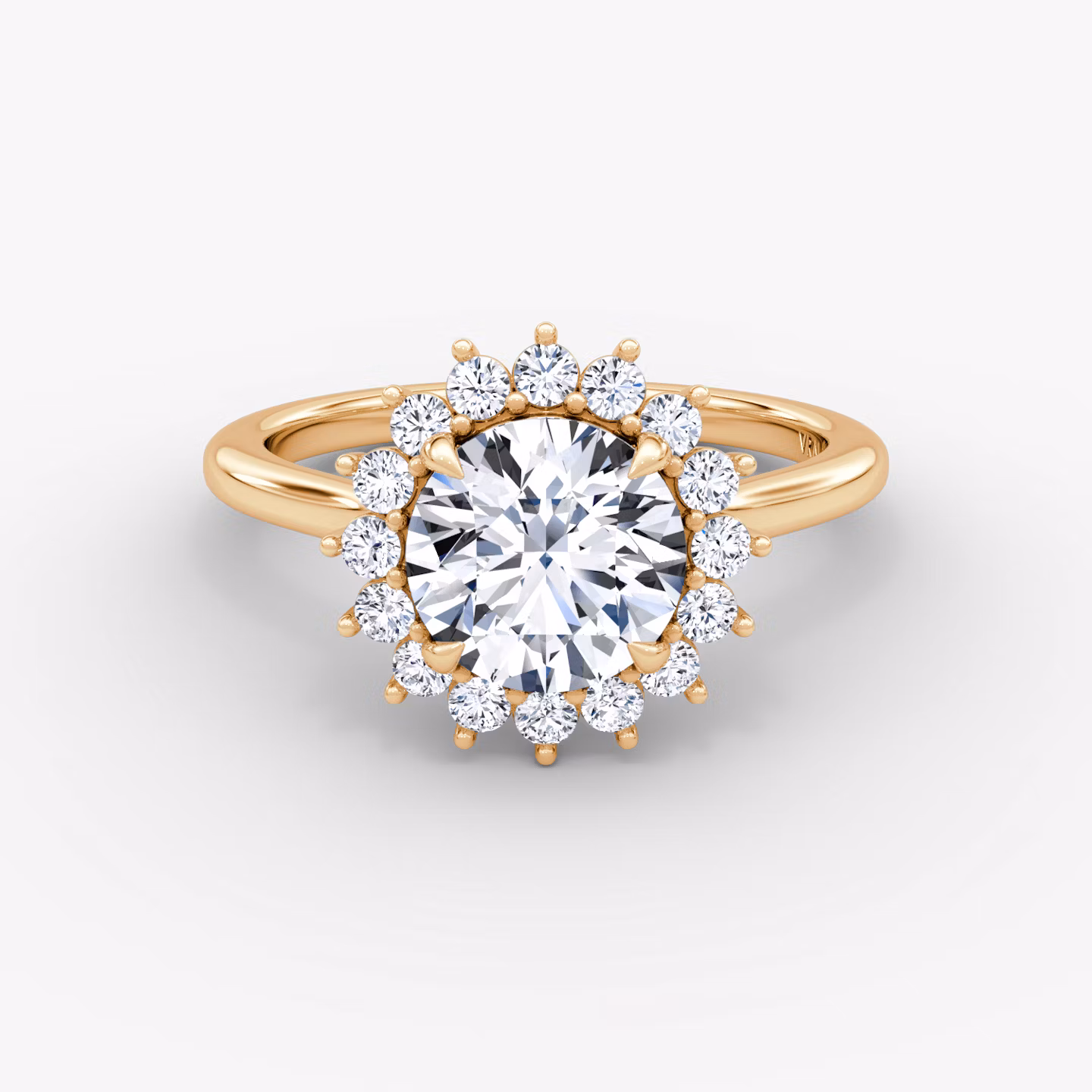 The Floral Cathedral  Round Brilliant | Rose Gold