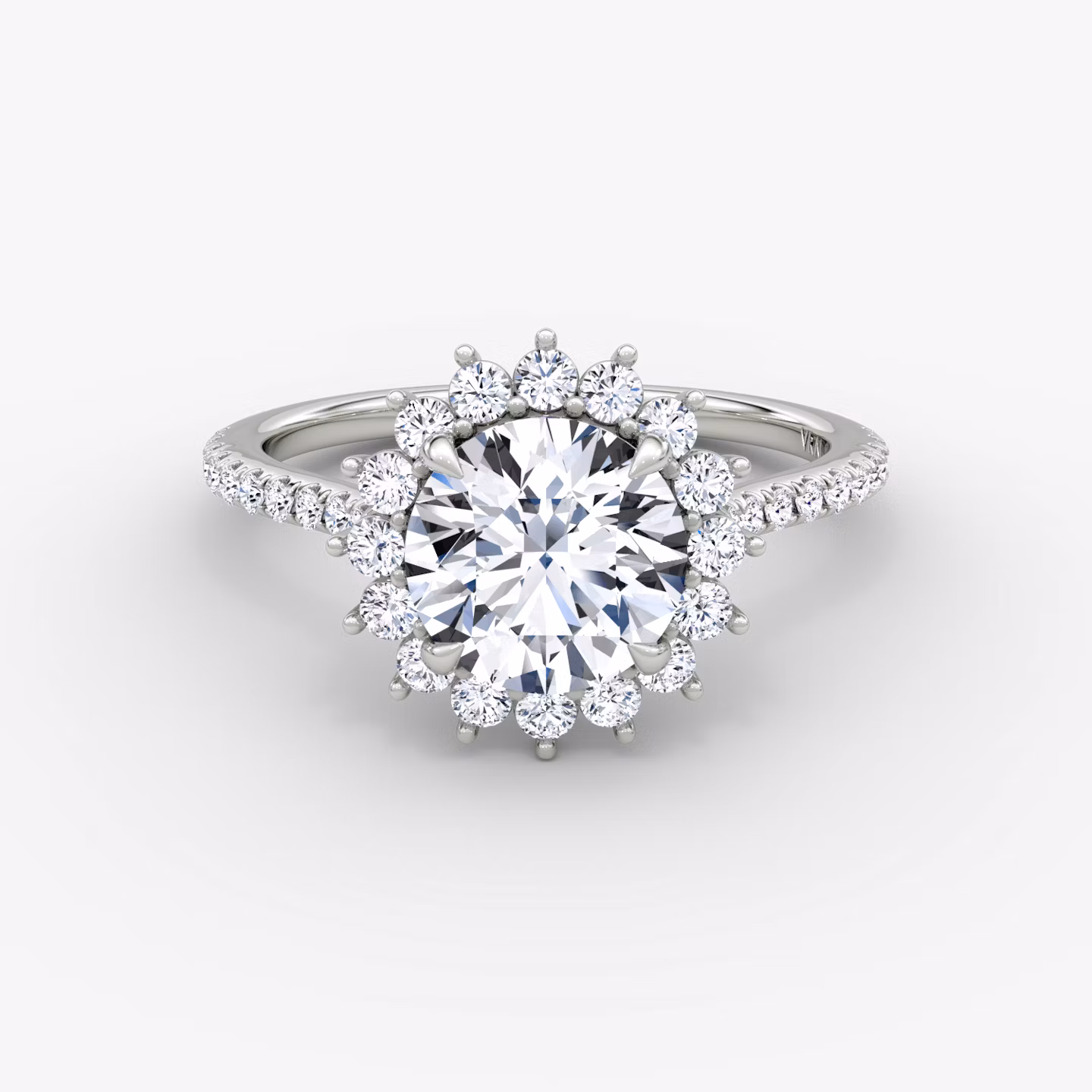 The Floral Cathedral  Round Brilliant | Platinum