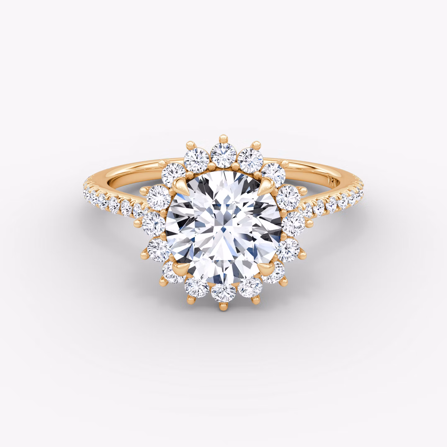The Floral Cathedral  Round Brilliant | Rose Gold