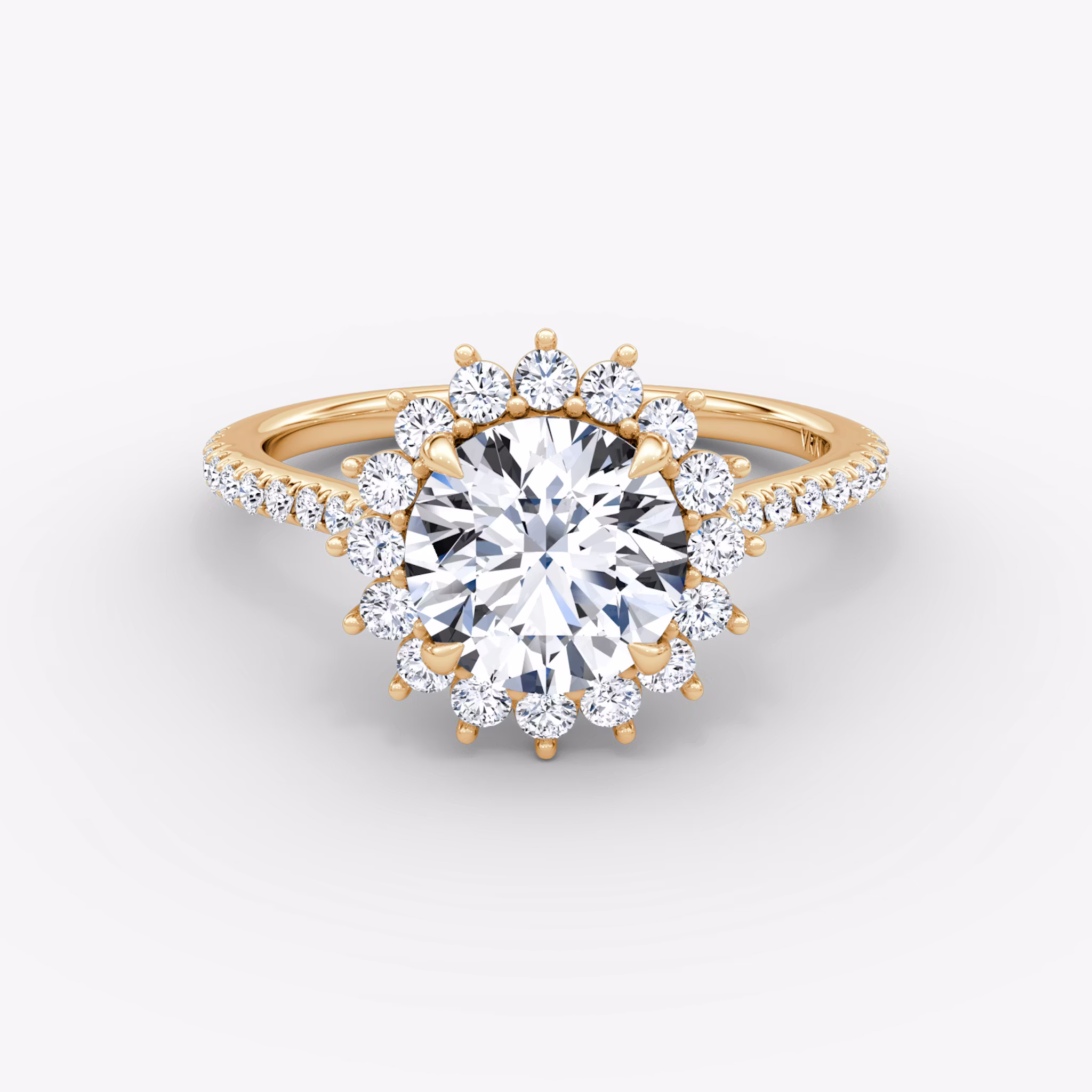 The Floral Cathedral Round Brilliant | Rose Gold