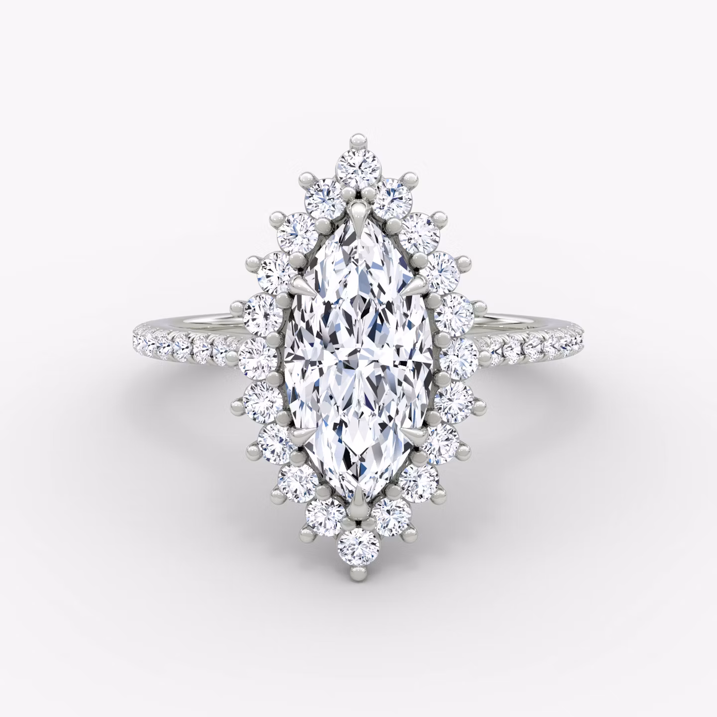The Floral Cathedral  Marquise | White Gold