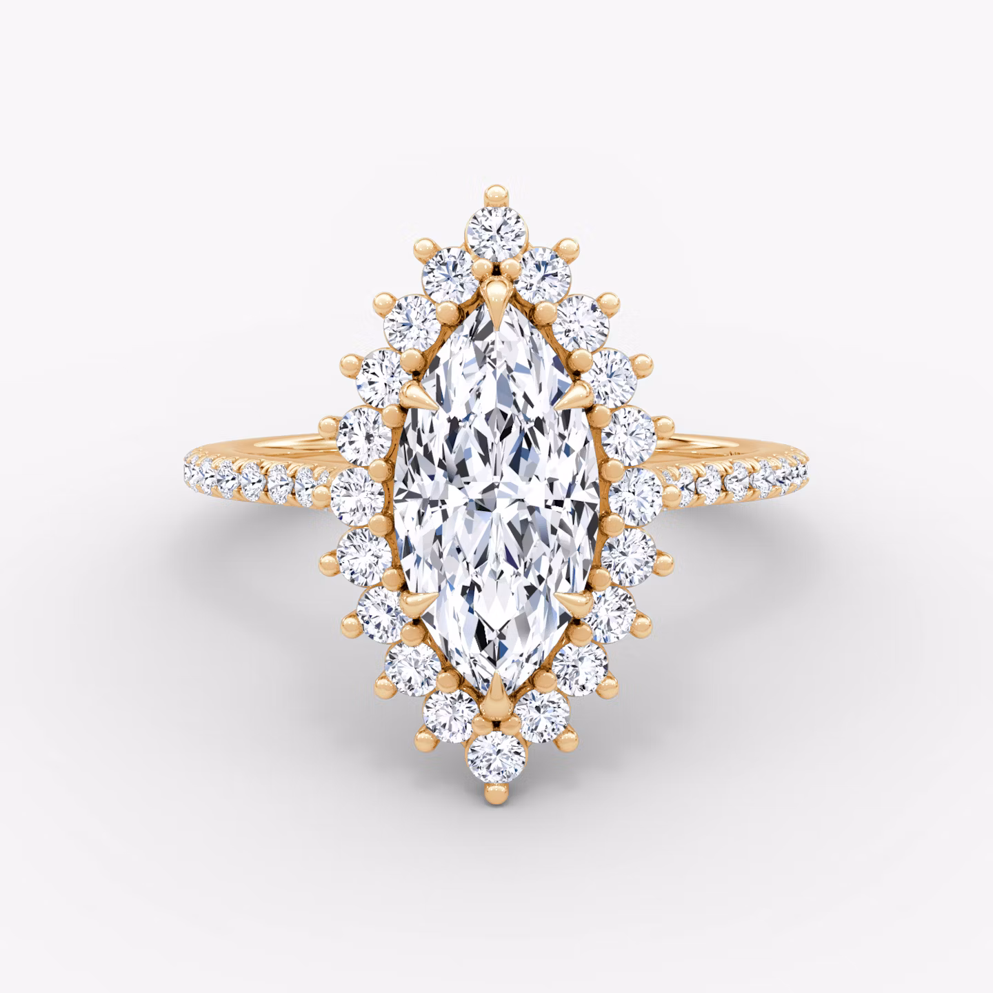 The Floral Cathedral  Marquise | Rose Gold