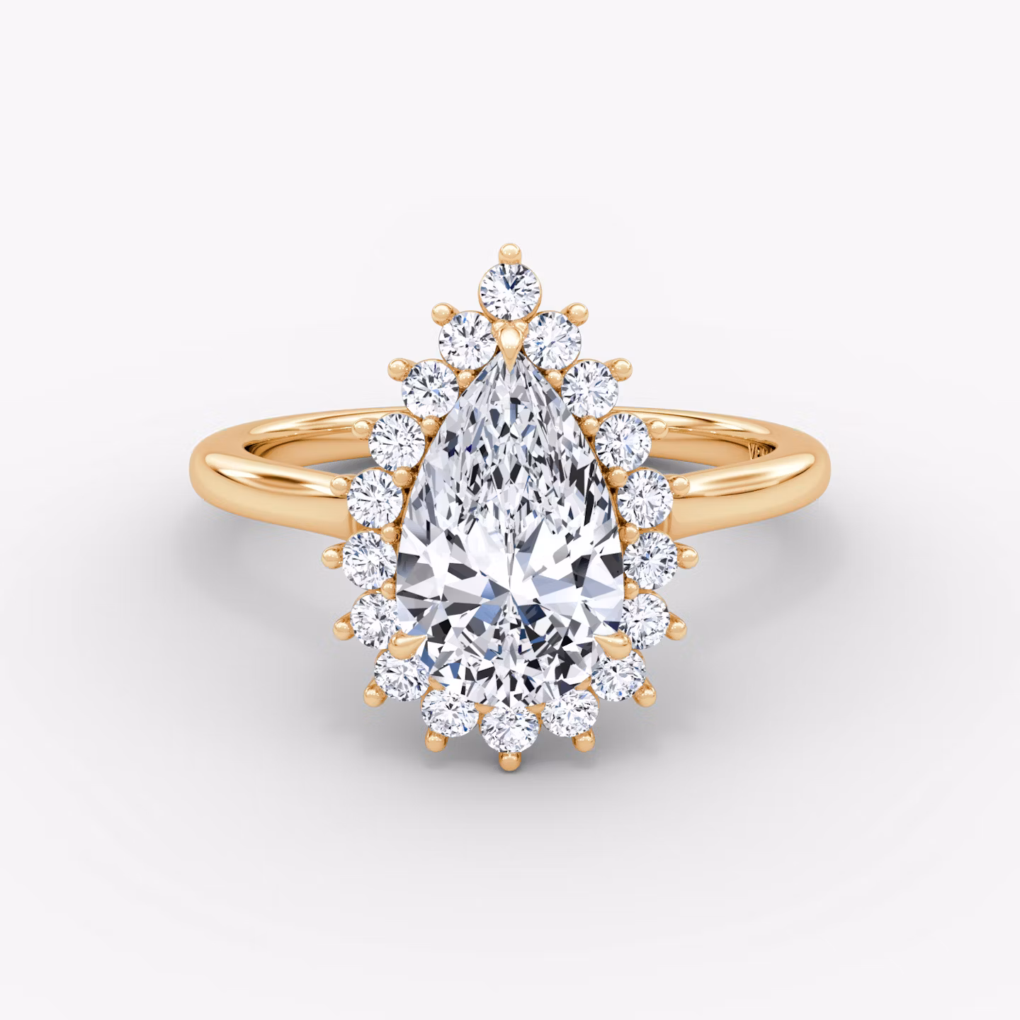 The Floral Cathedral  Pear | Rose Gold