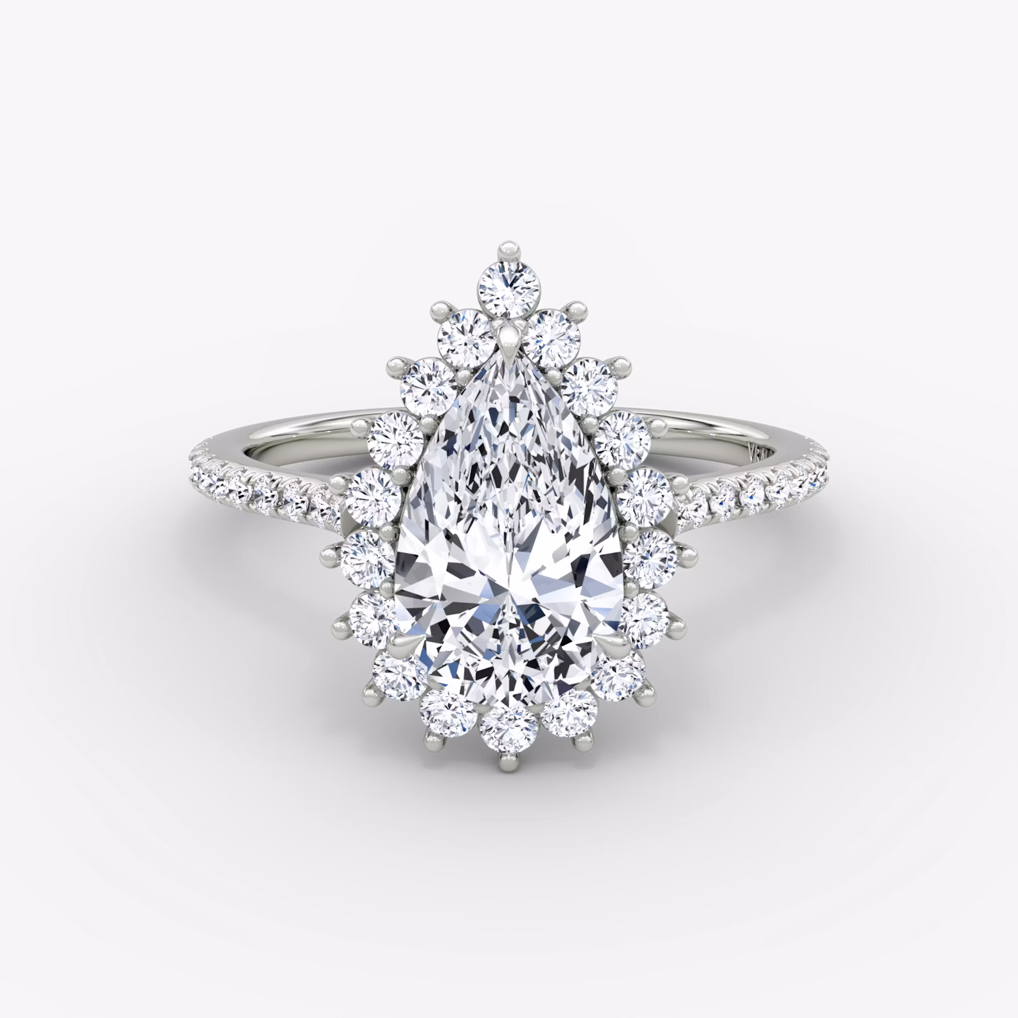 The Floral Cathedral Pear | Platinum