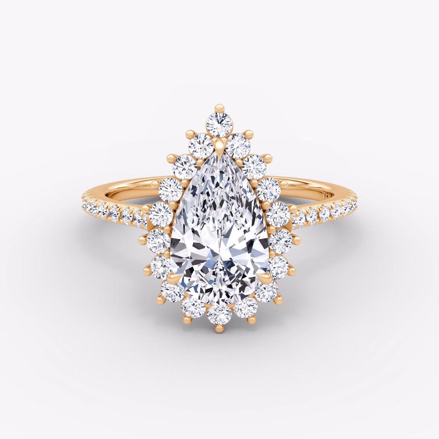 The Floral Cathedral  Pear | Rose Gold