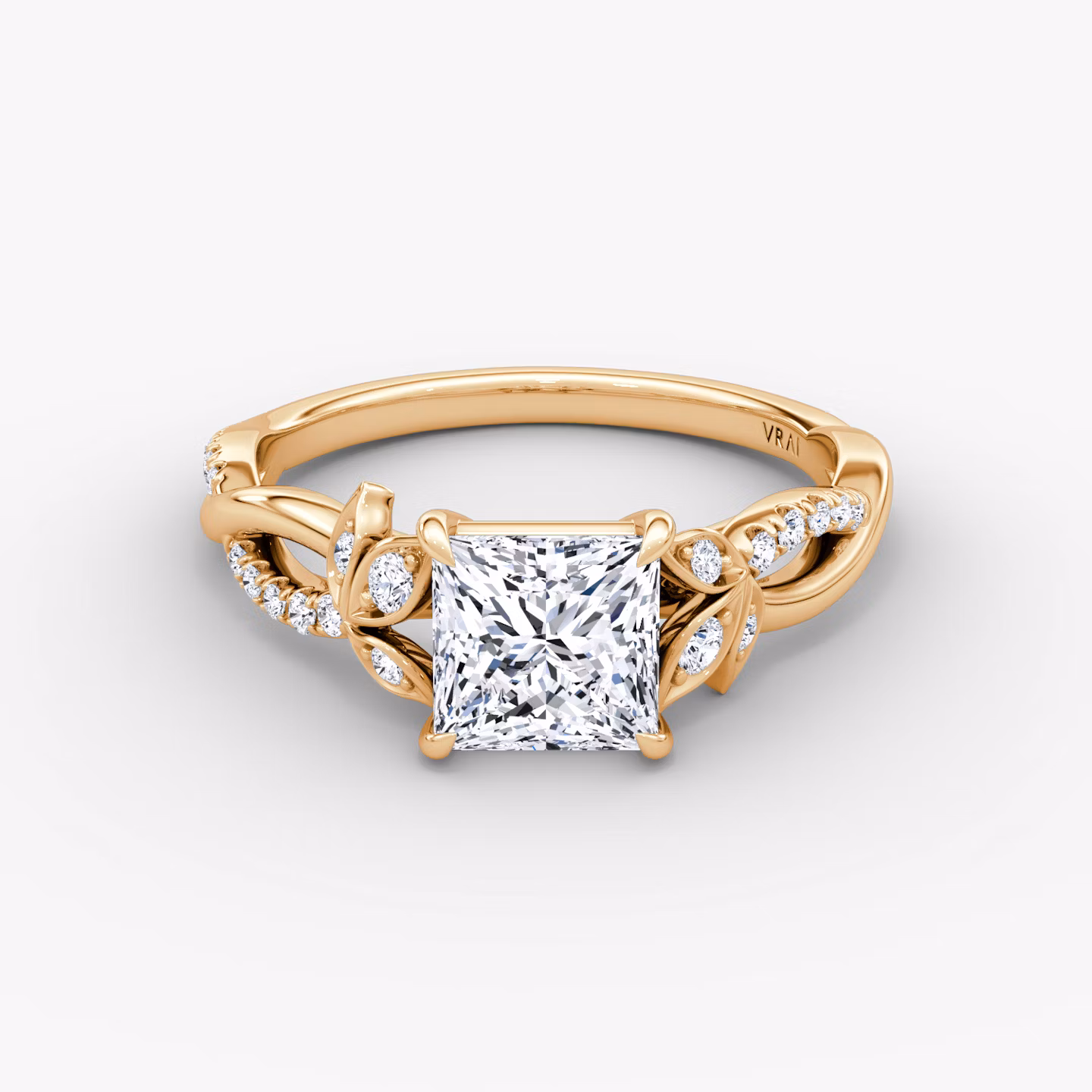 The Twisted Floral Princess | Rose Gold