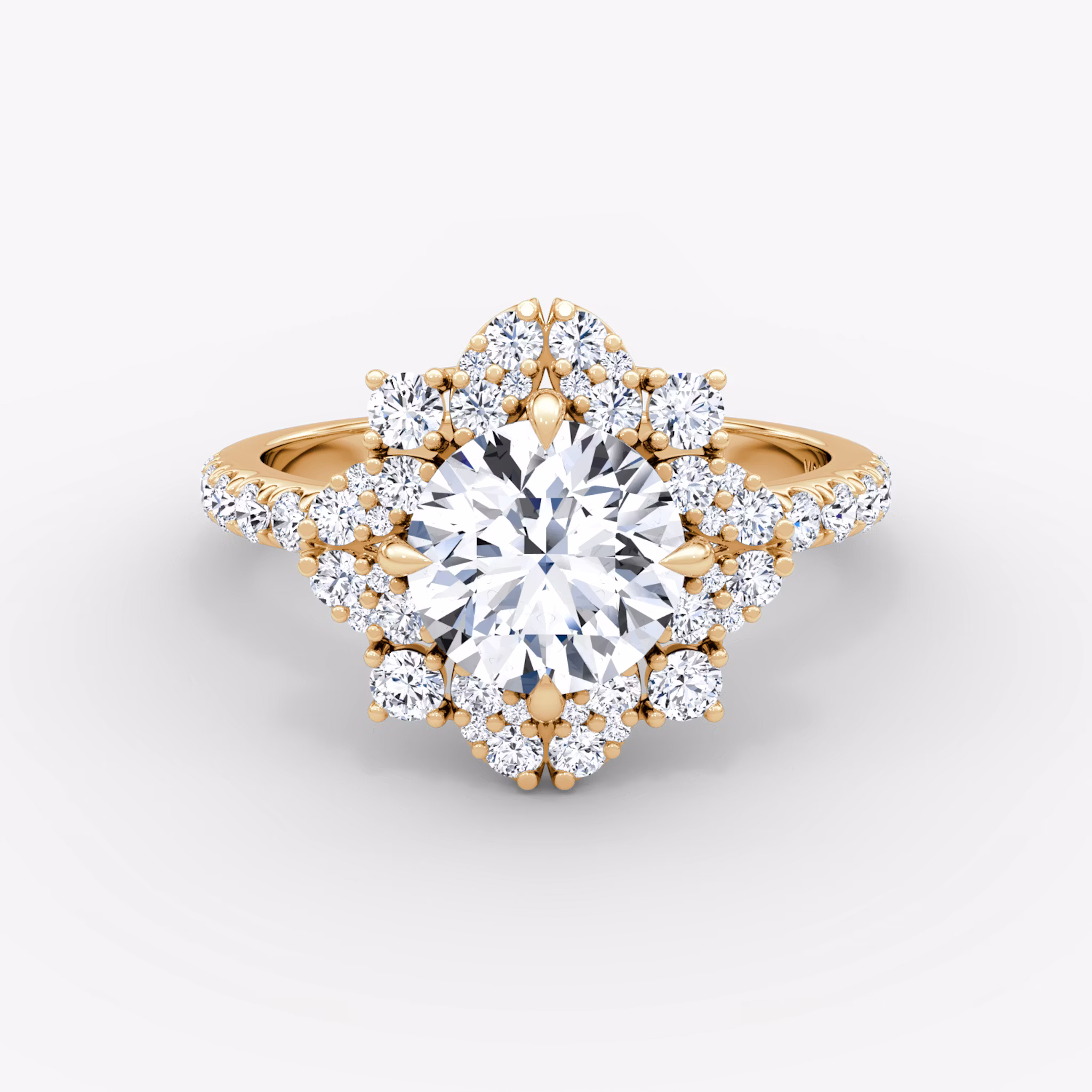 Carnation Round Brilliant | Rose Gold