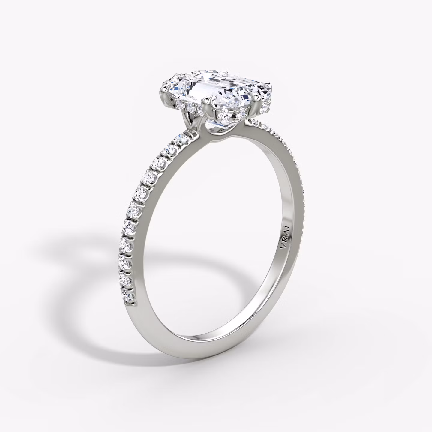 The Signature 6 Prong Emerald | White Gold