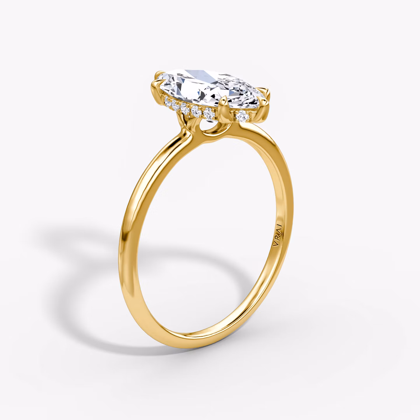 The Signature 6 Prong Marquise | Yellow Gold