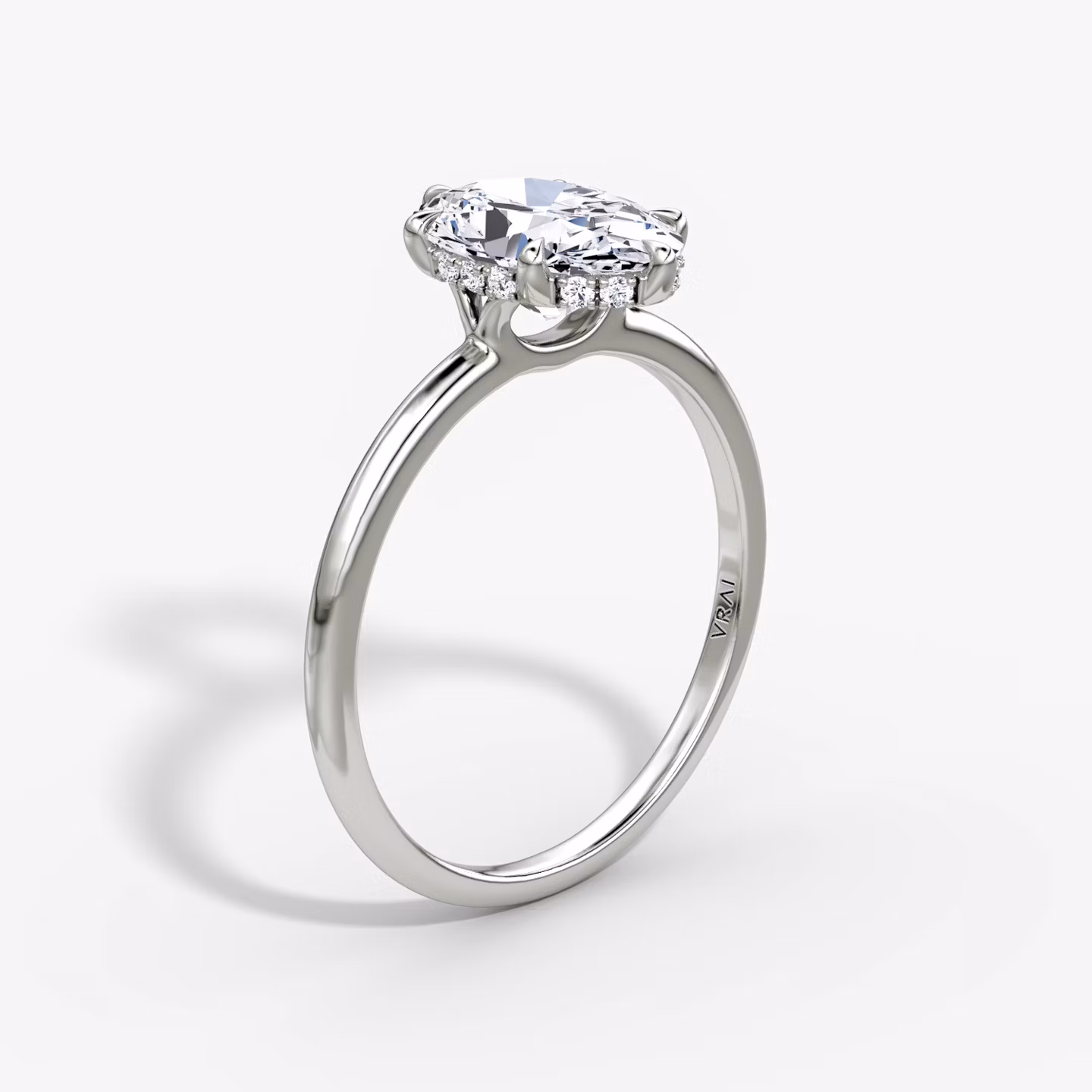 The Signature 6 Prong Oval | White Gold