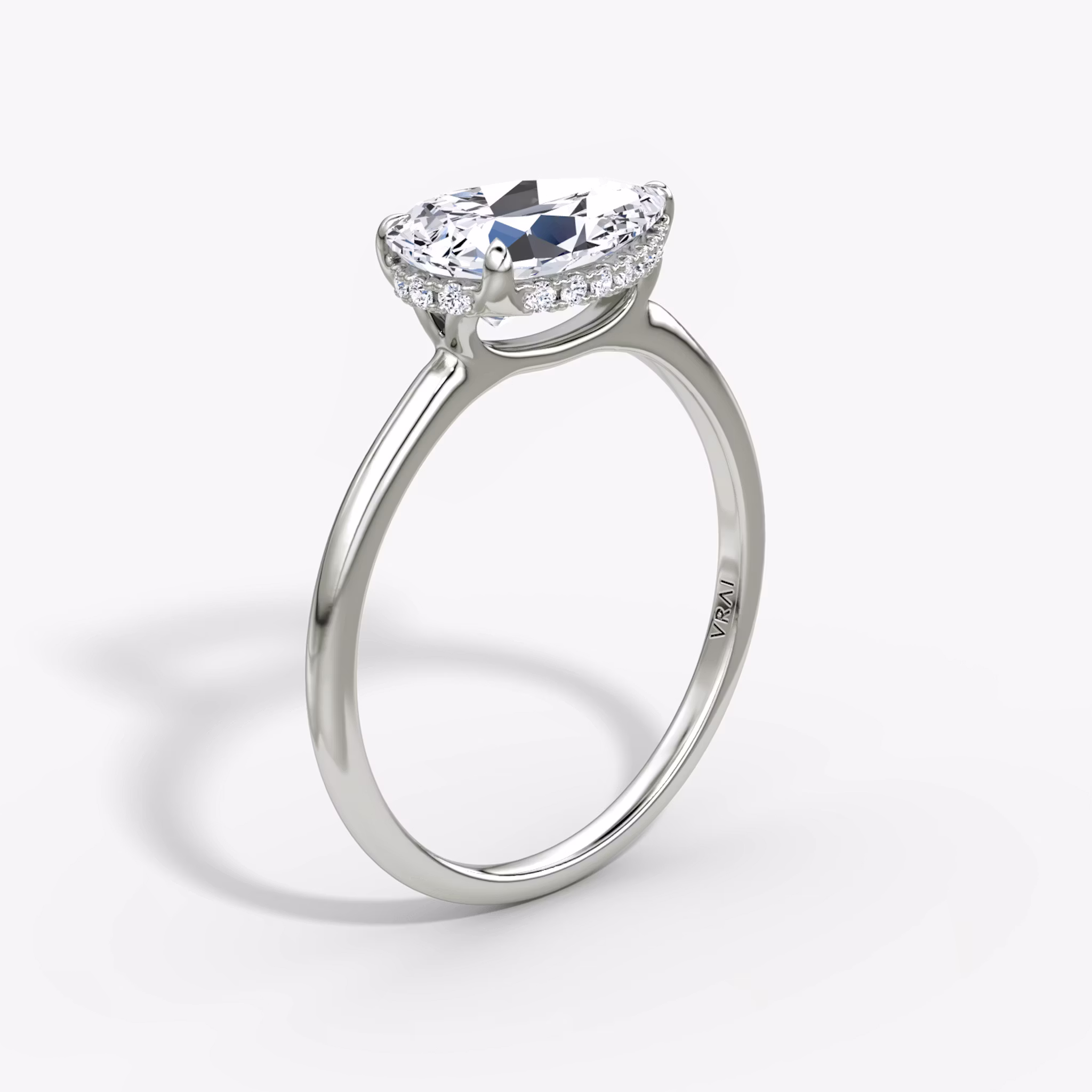 The Signature Pear | White Gold