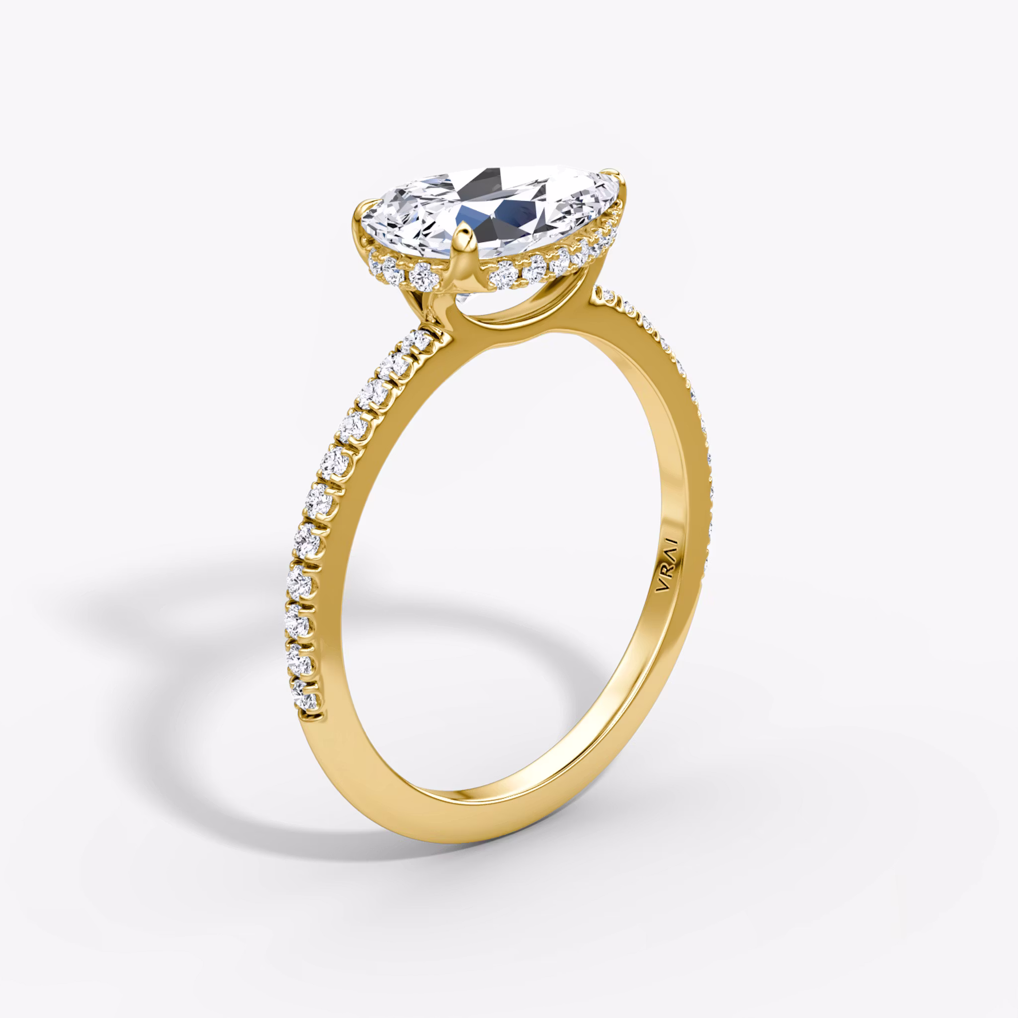 Signature Pear | Yellow Gold
