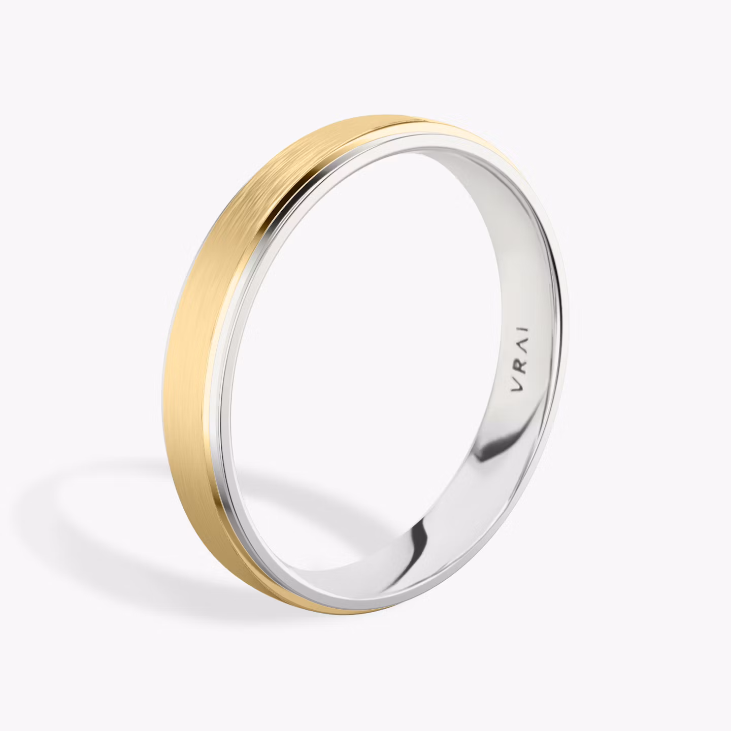 Alianza Two Tone | 18k | yellow-gold-and-white-gold | bandWidth: 4mm