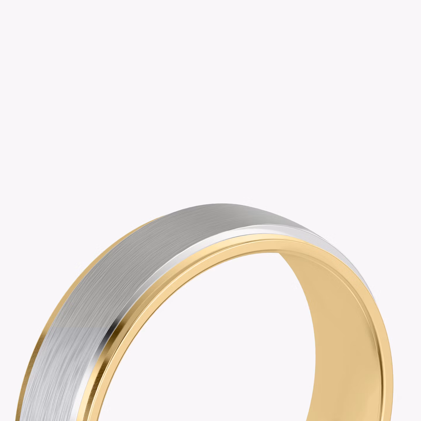 Alliance Two Tone | 18k | white-gold-and-yellow-gold | bandWidth: 6mm