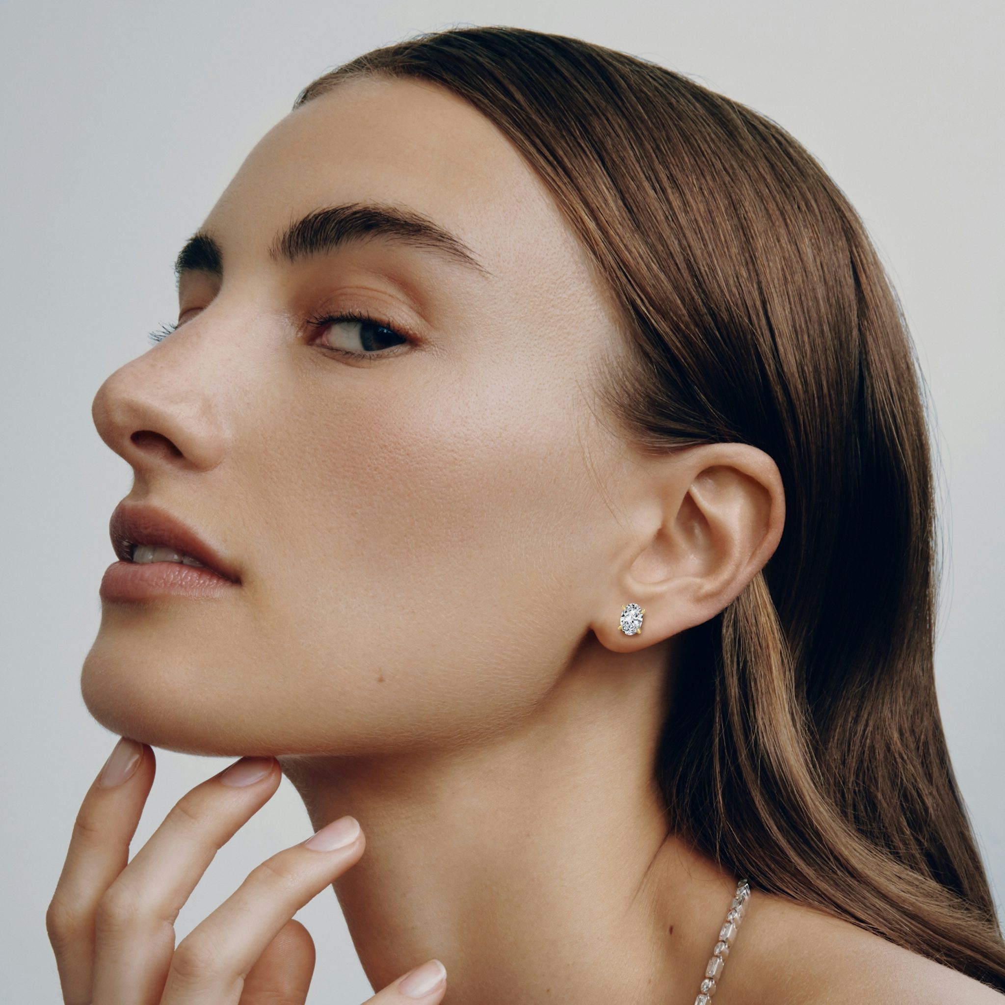 VRAI Martini Stud | Oval | 14k | Yellow Gold | caratWeight: 0.50ct