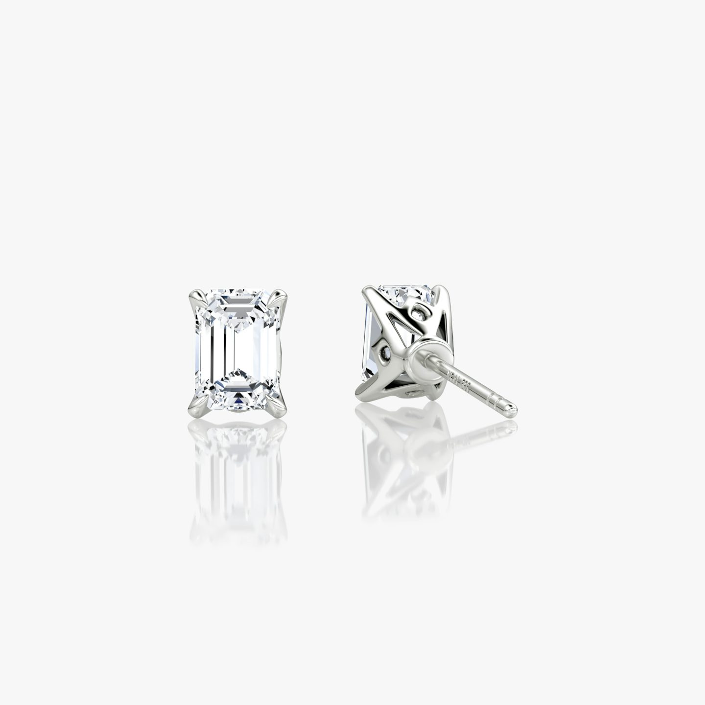 VRAI Martini Stud | Emerald | 14k | White Gold | caratWeight: 0.25ct