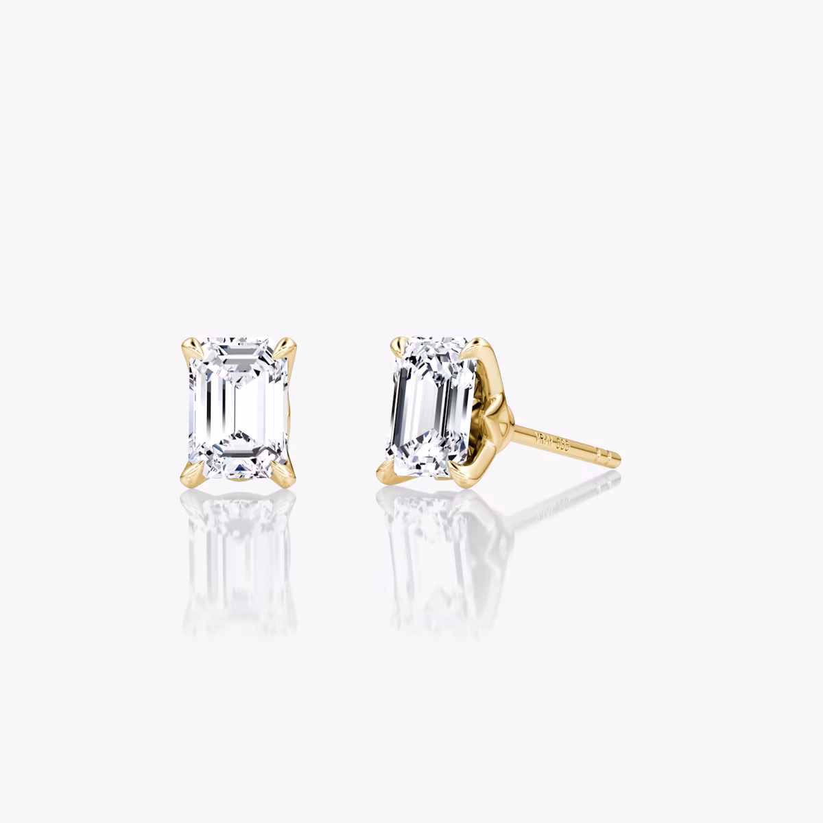 VRAI Martini Stud | Emerald | 14k | Yellow Gold | caratWeight: 0.75ct