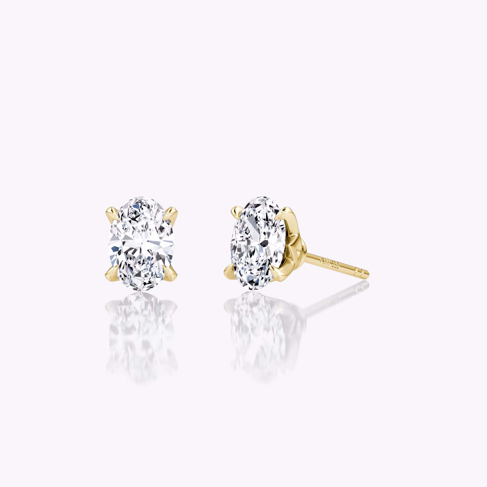 VRAI Martini Stud | Oval | 14k | Yellow Gold | caratWeight: 0.50ct