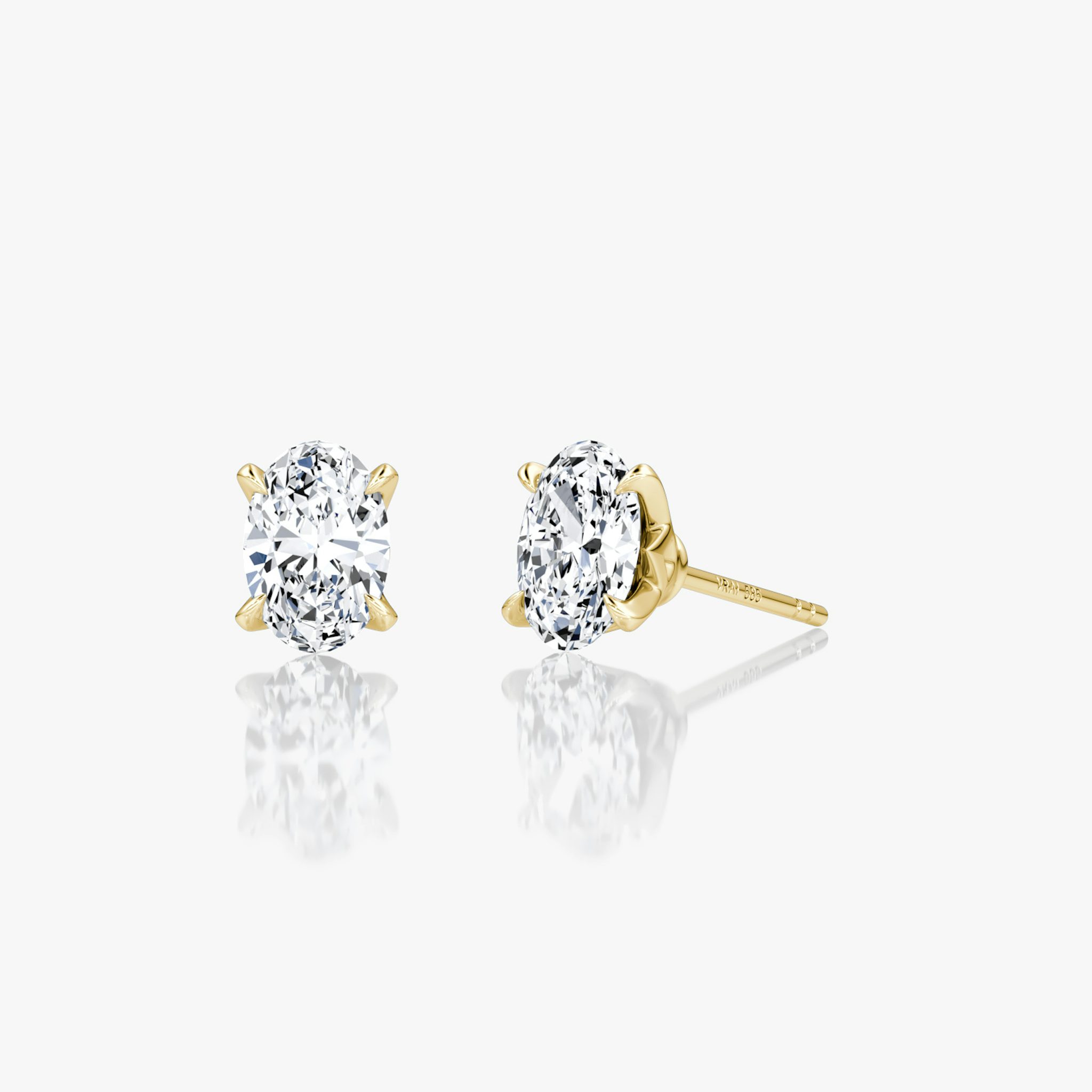 VRAI Martini Stud | Oval | 14k | Yellow Gold | caratWeight: 0.50ct