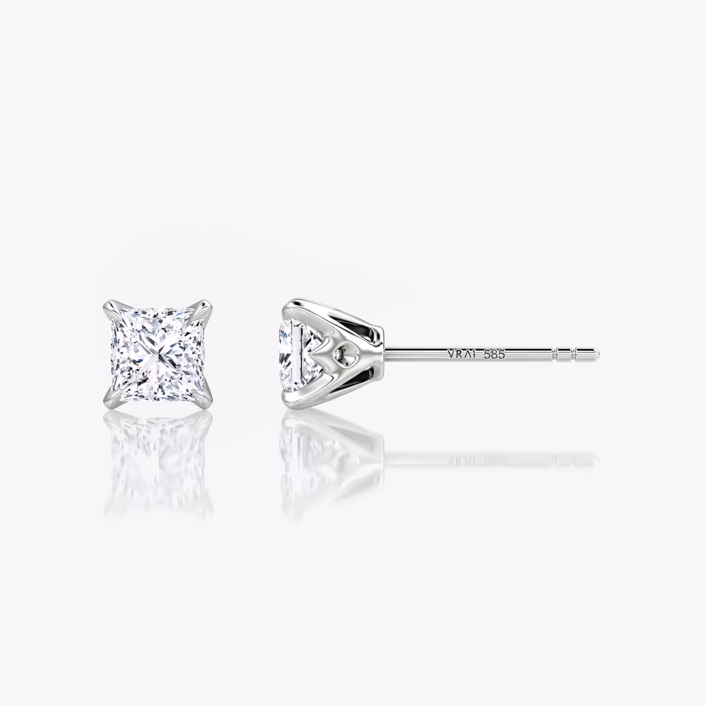 VRAI Martini Stud Princess | White Gold