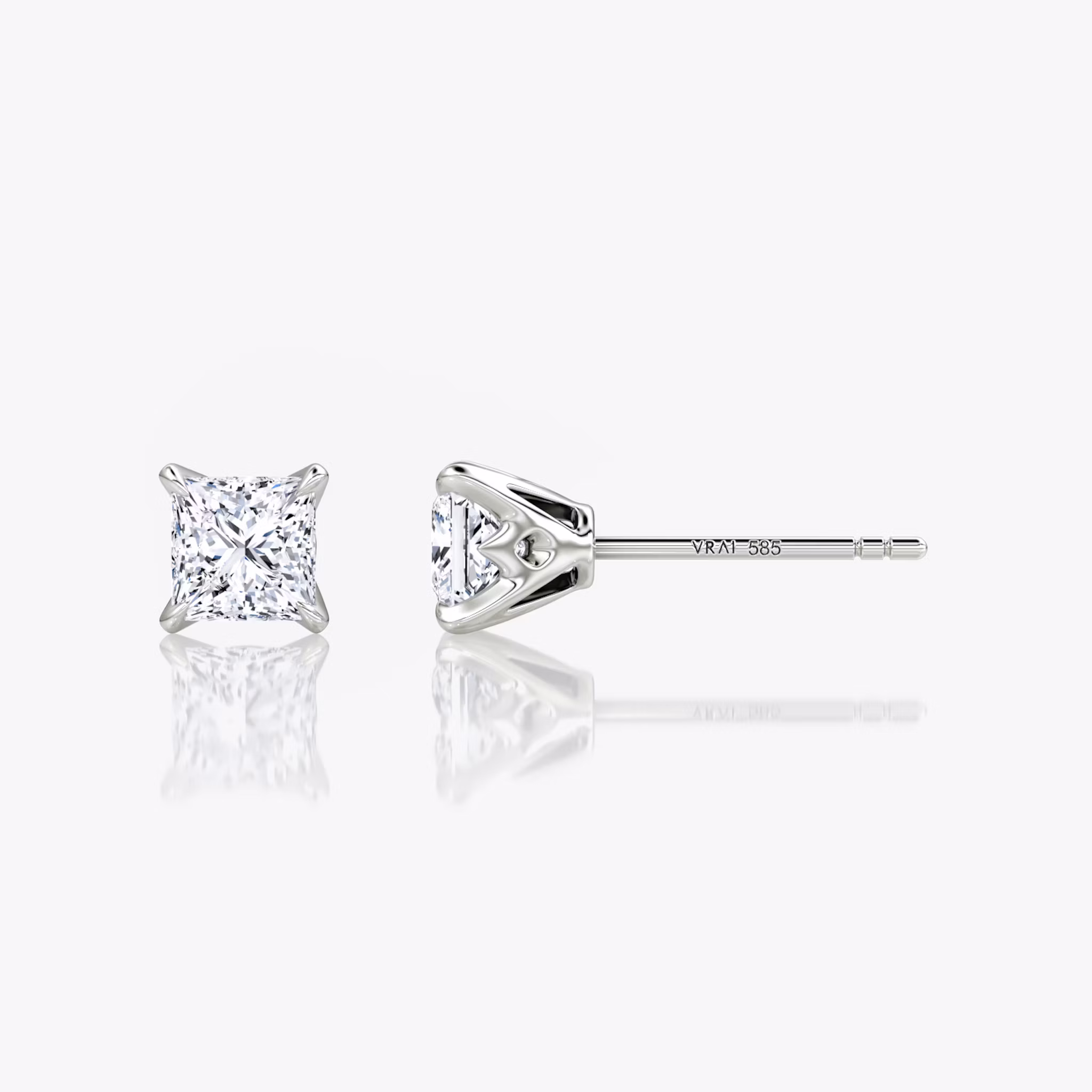 VRAI Martini Stud Princess | White Gold
