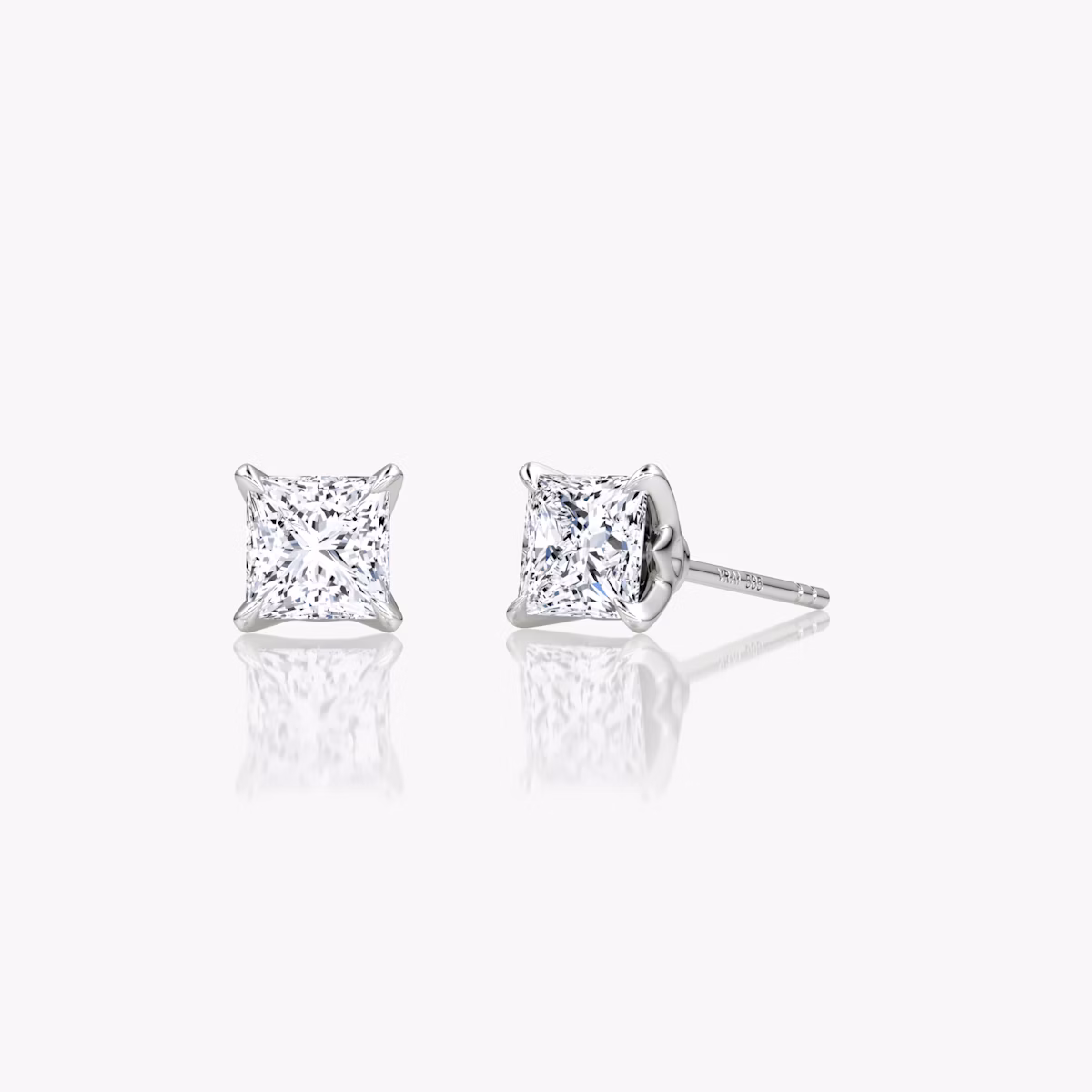 VRAI Martini Stud | Princess | 14k | White Gold | caratWeight: 1.0ct