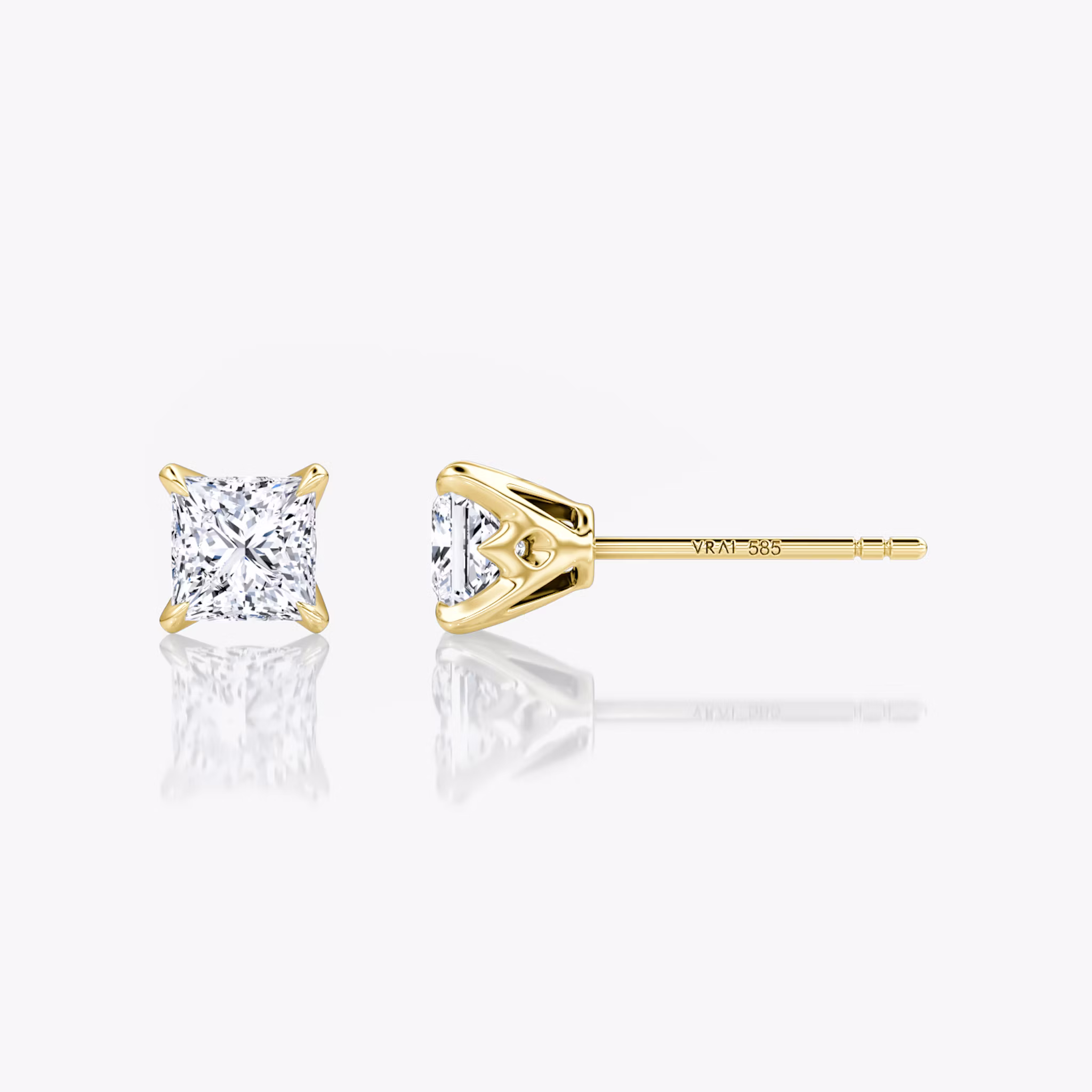 Clous d'oreilles Martini Princesse | Yellow Gold