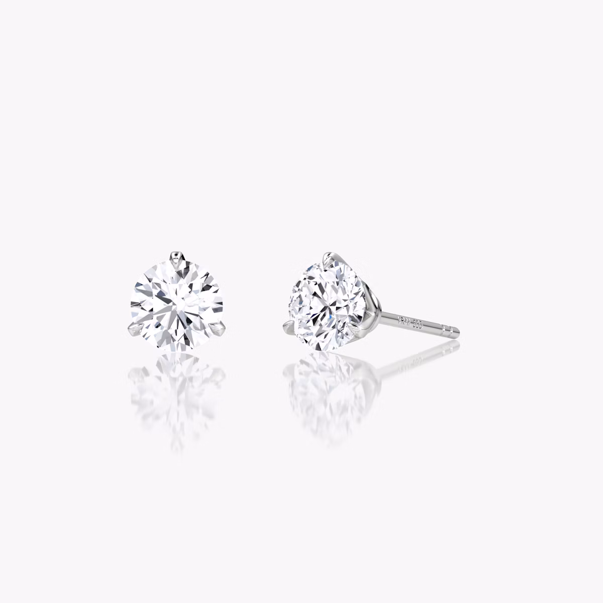 VRAI Martini Stud | Round Brilliant | 14k | White Gold | caratWeight: 0.25ct