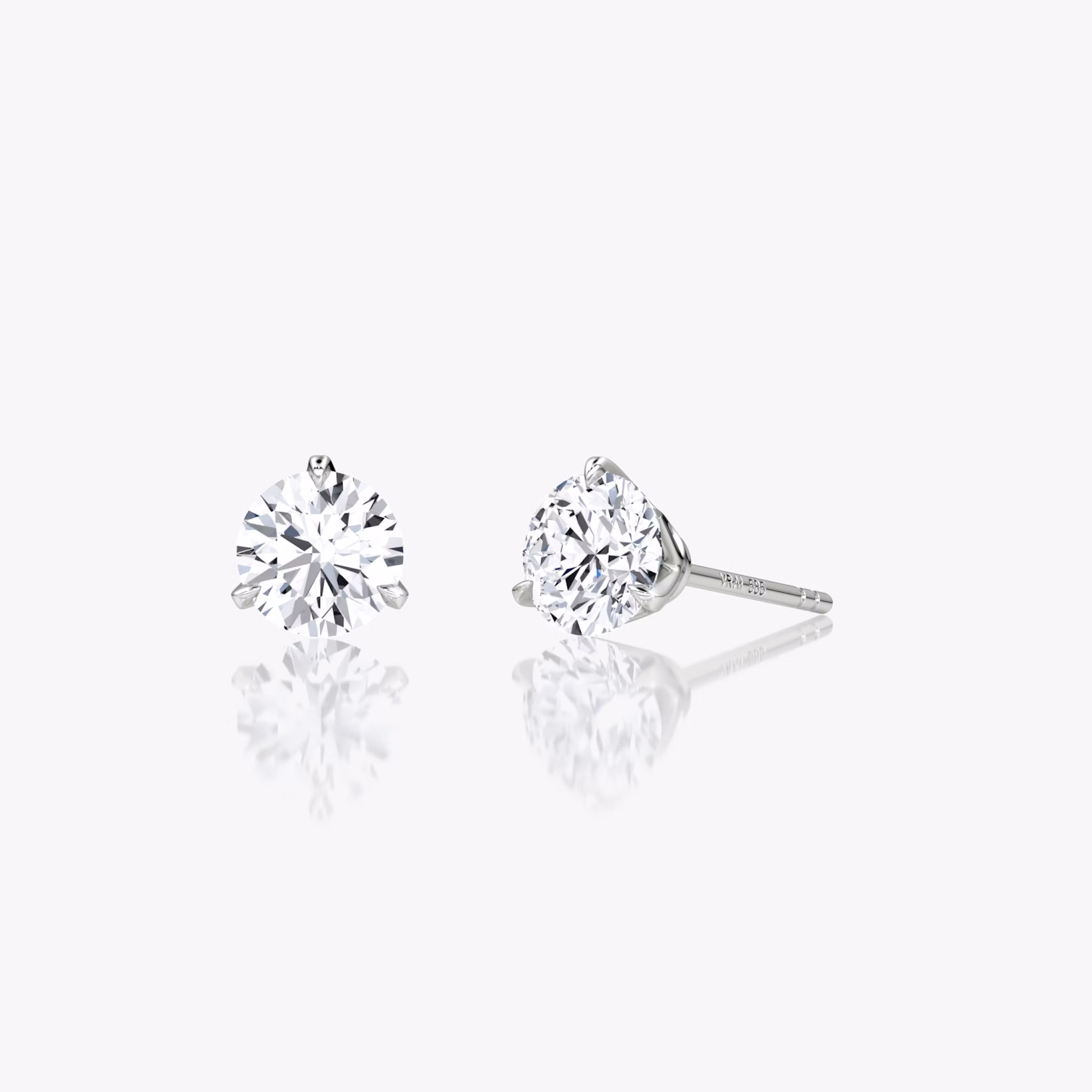 VRAI Martini Stud | Round Brilliant | 14k | White Gold | caratWeight: 0.50ct