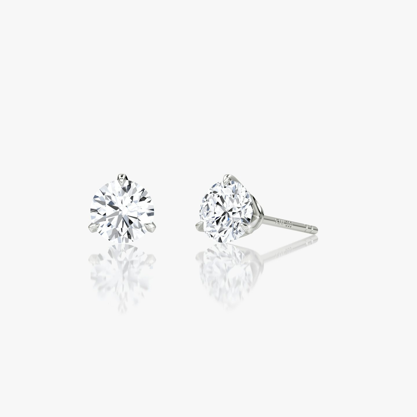VRAI Martini Stud | Round Brilliant | 14k | White Gold | caratWeight: 1.0ct