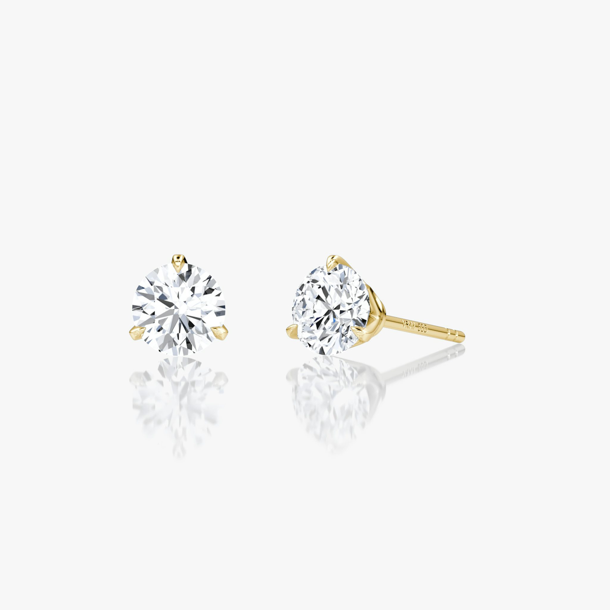 VRAI Martini Stud | Round Brilliant | 14k | Yellow Gold | caratWeight: 0.75ct