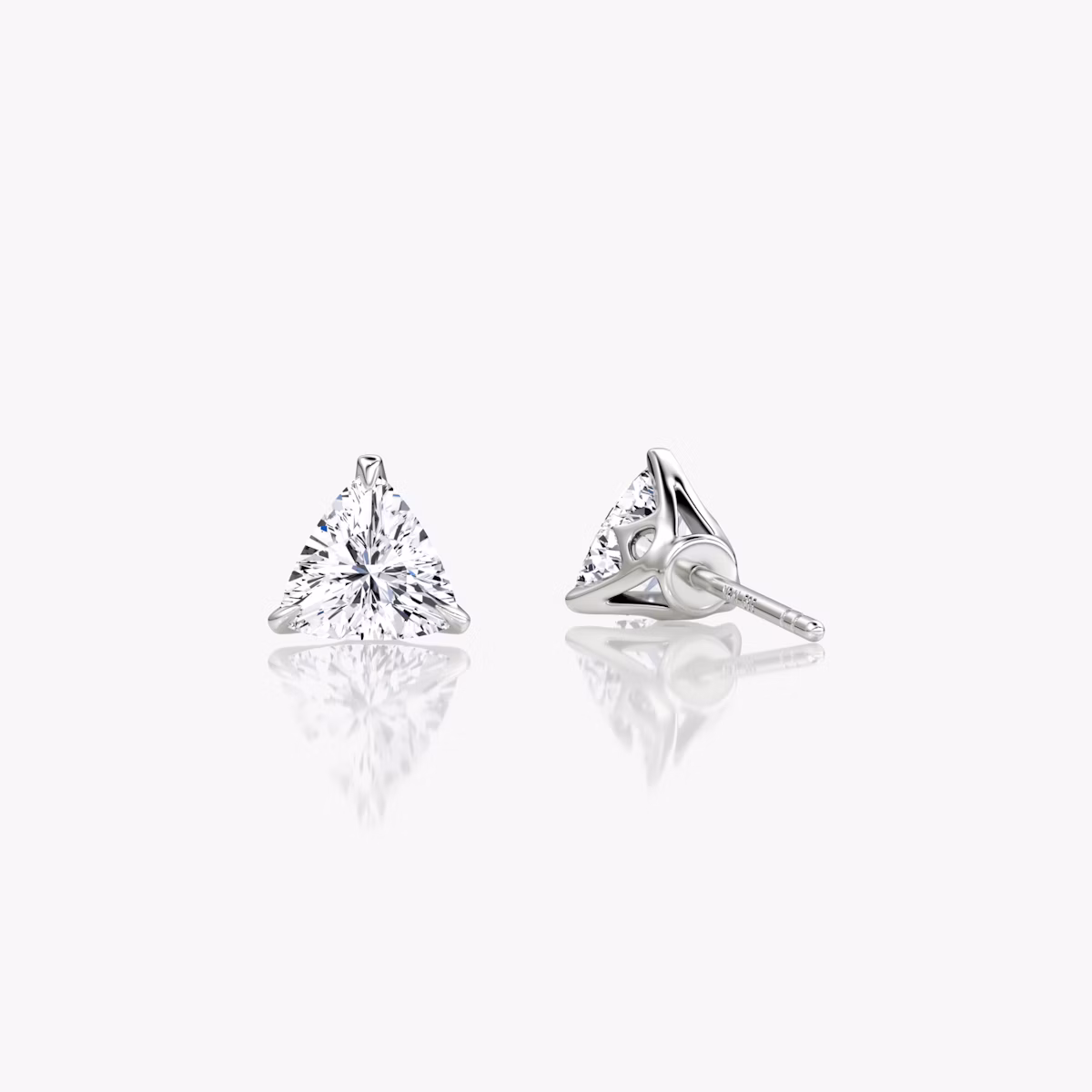 VRAI Martini Stud | Trillion | 14k | White Gold | caratWeight: 0.50ct
