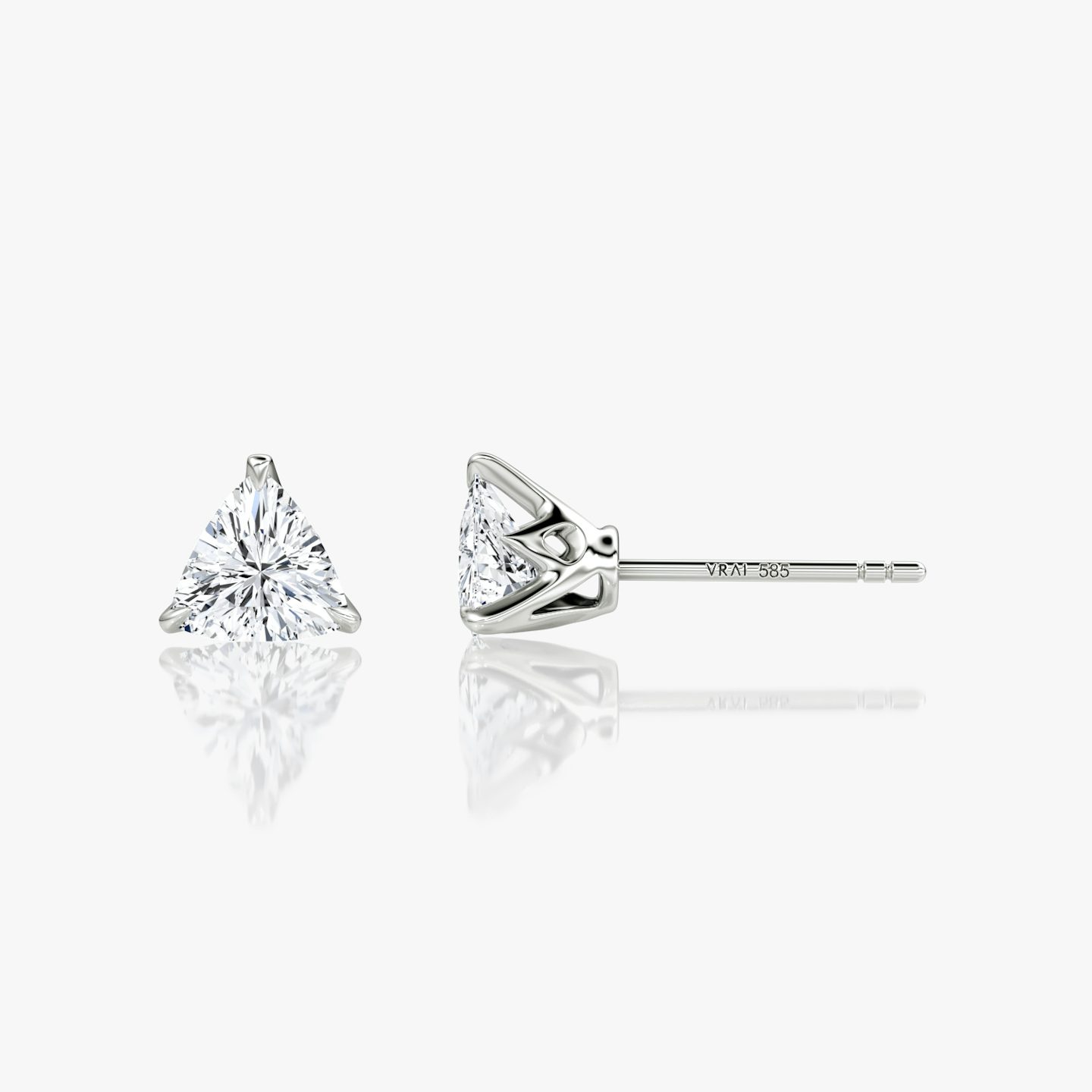 VRAI Martini Stud | Trillion | 14k | White Gold | caratWeight: 0.25ct