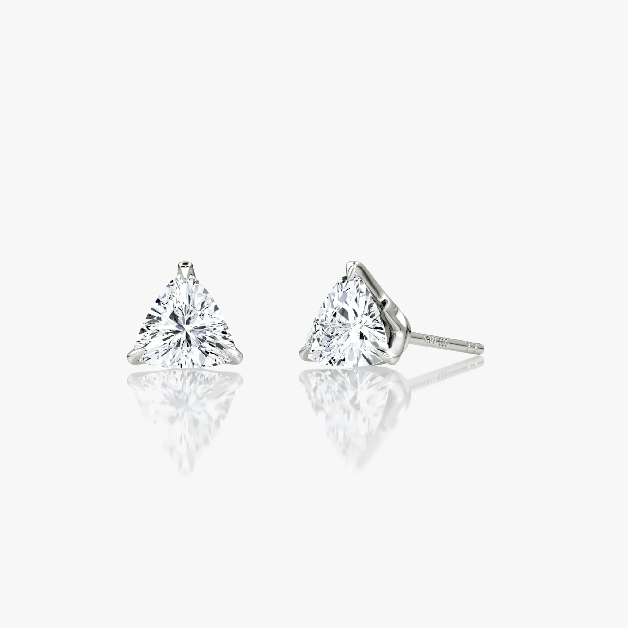 VRAI Martini Stud | Trillion | 14k | White Gold | caratWeight: 0.50ct