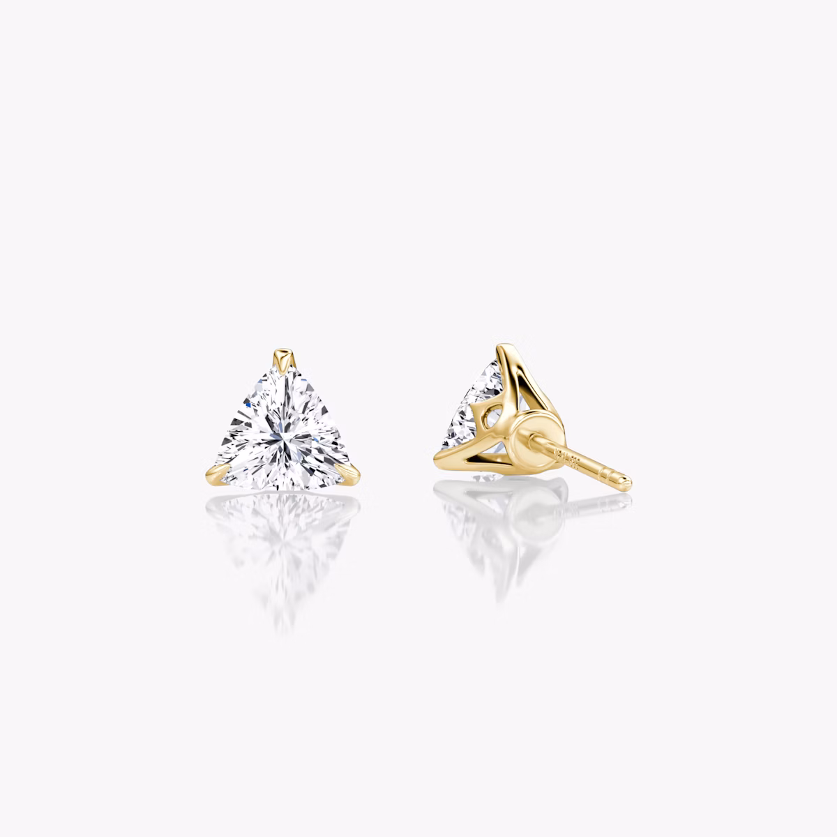 VRAI Martini Stud | Trillion | 14k | Yellow Gold | caratWeight: 1.0ct