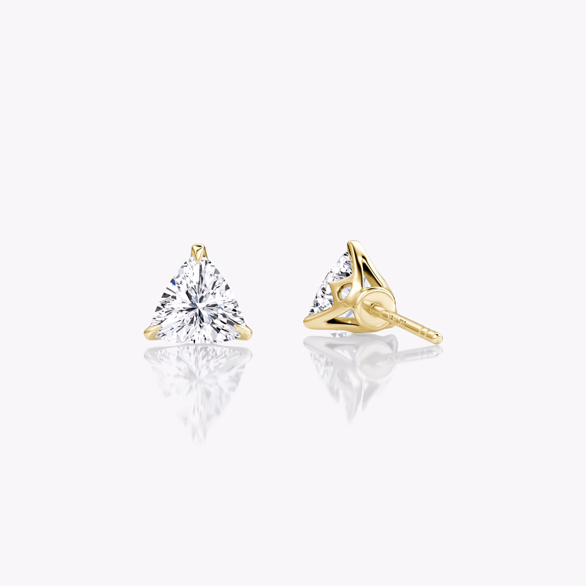VRAI Martini Stud | Trillion | 14k | Yellow Gold | caratWeight: 0.50ct