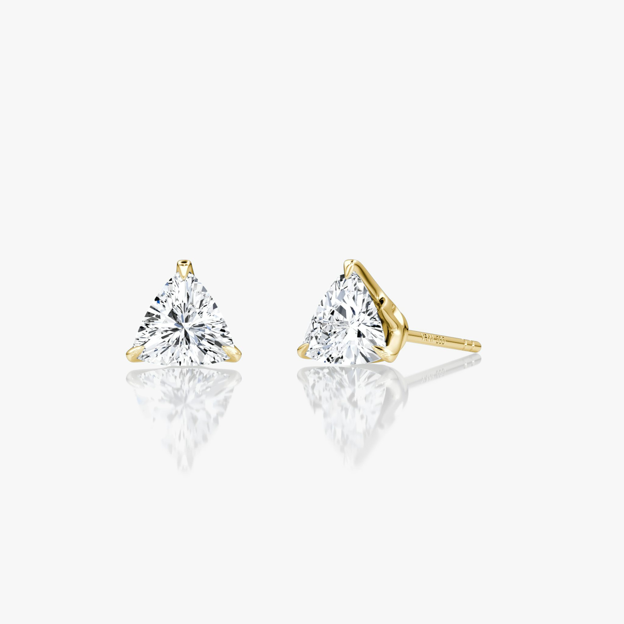 VRAI Martini Stud | Trillion | 14k | Yellow Gold | caratWeight: 0.50ct
