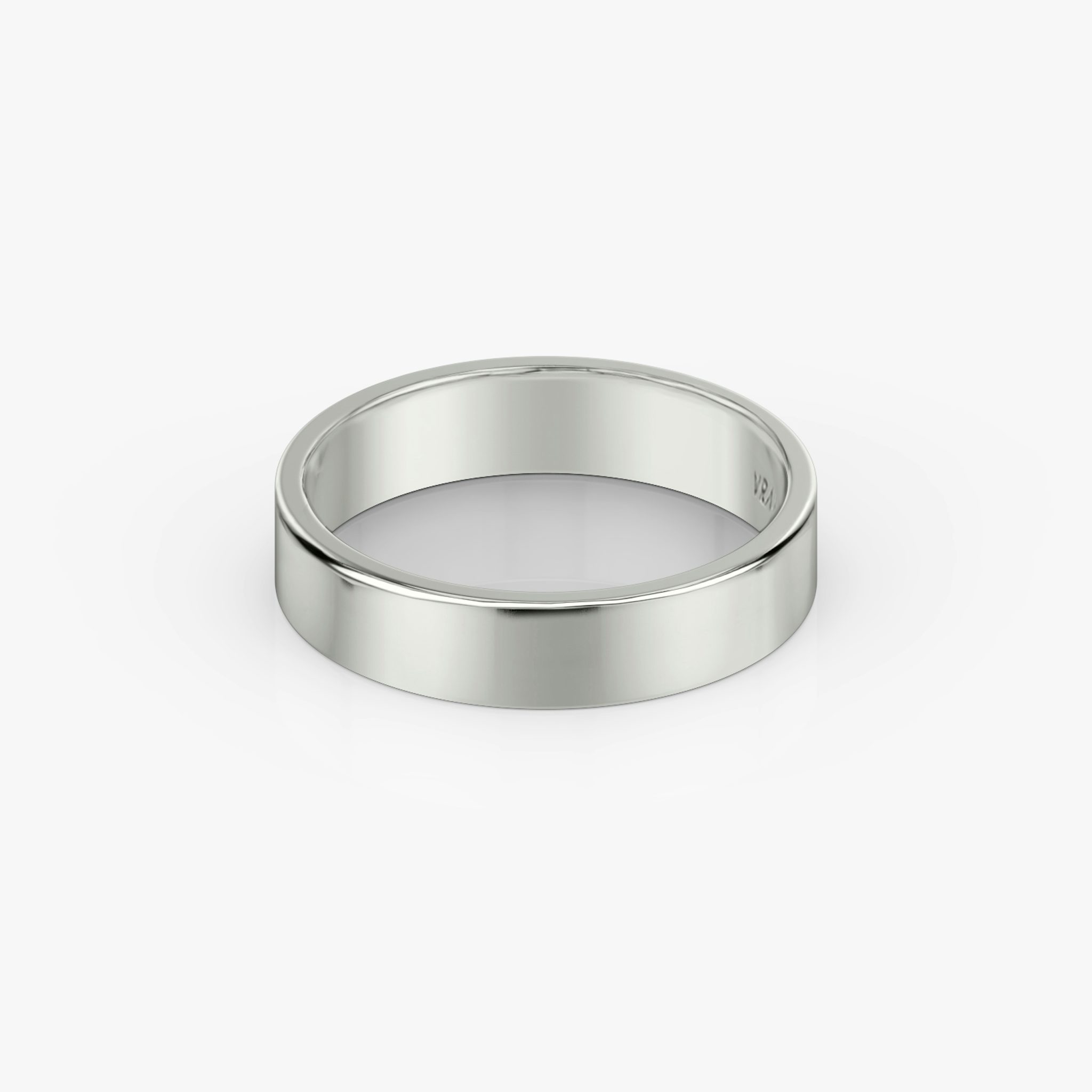 The Flat | 18k | White Gold | bandWidth: 5mm