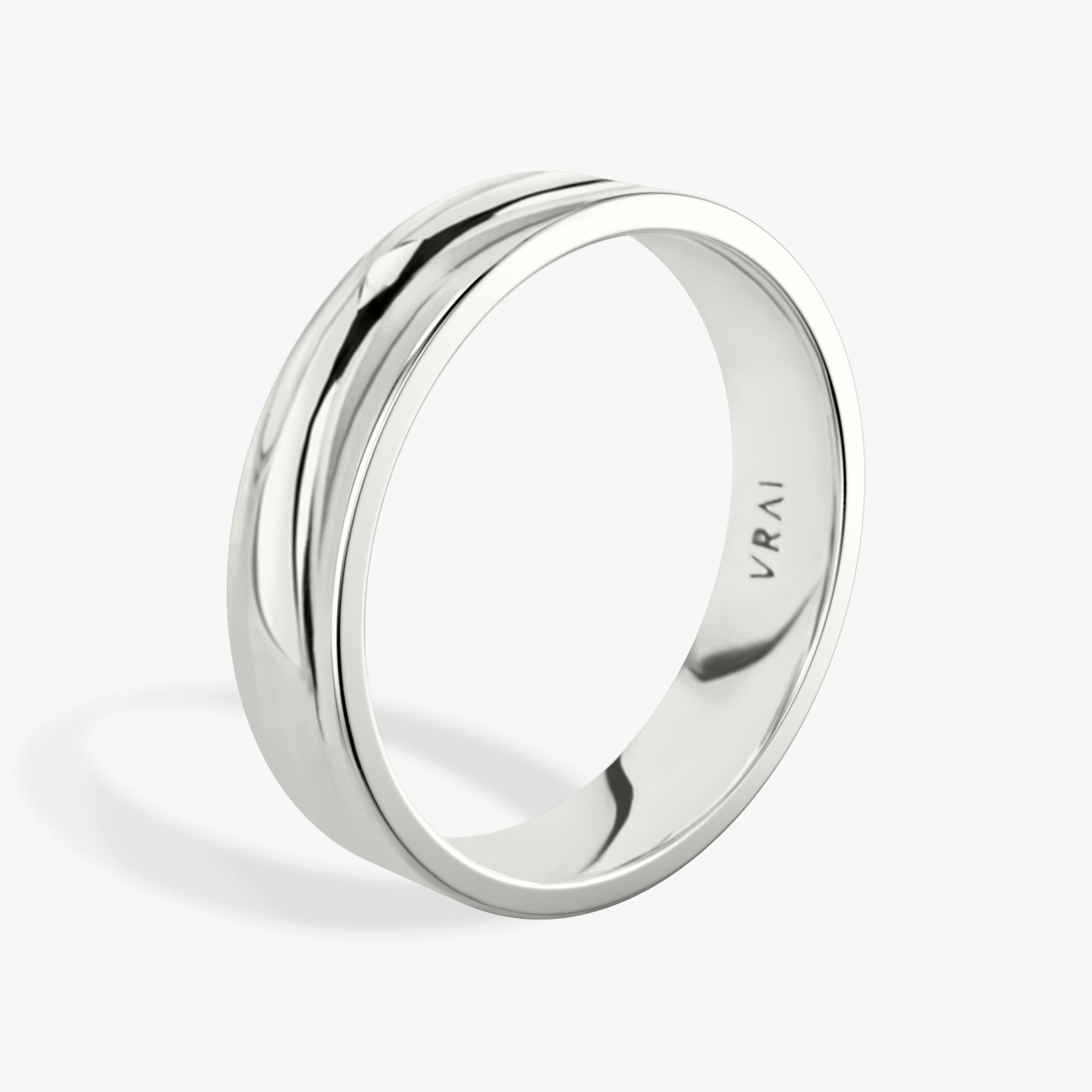The Flat | 18k | White Gold | bandWidth: 5mm