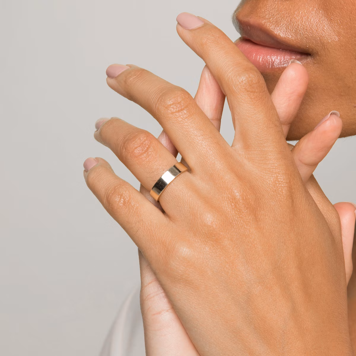 The Flat | 18k | White Gold | bandWidth: 6mm