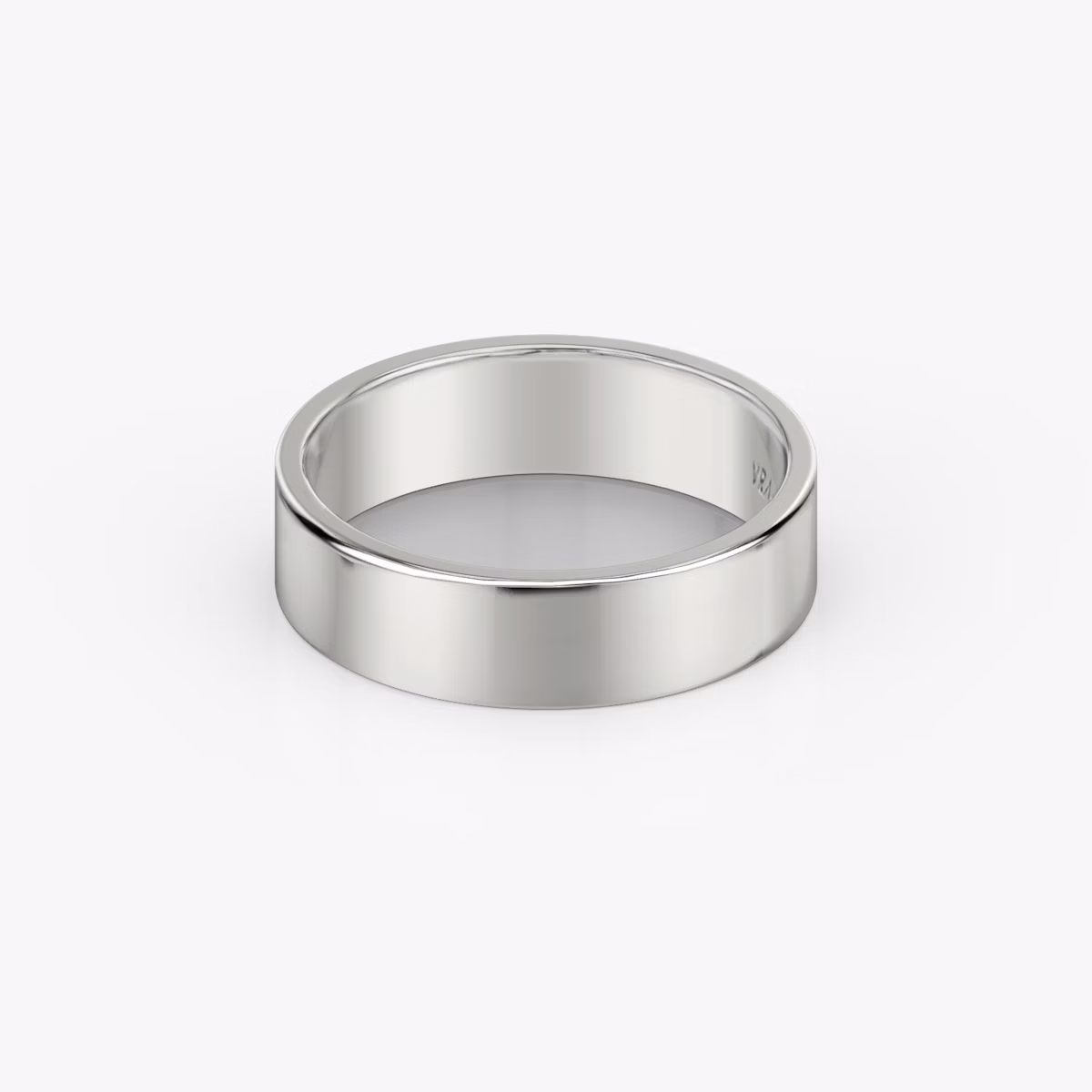 The Flat | 18k | White Gold | bandWidth: 6mm