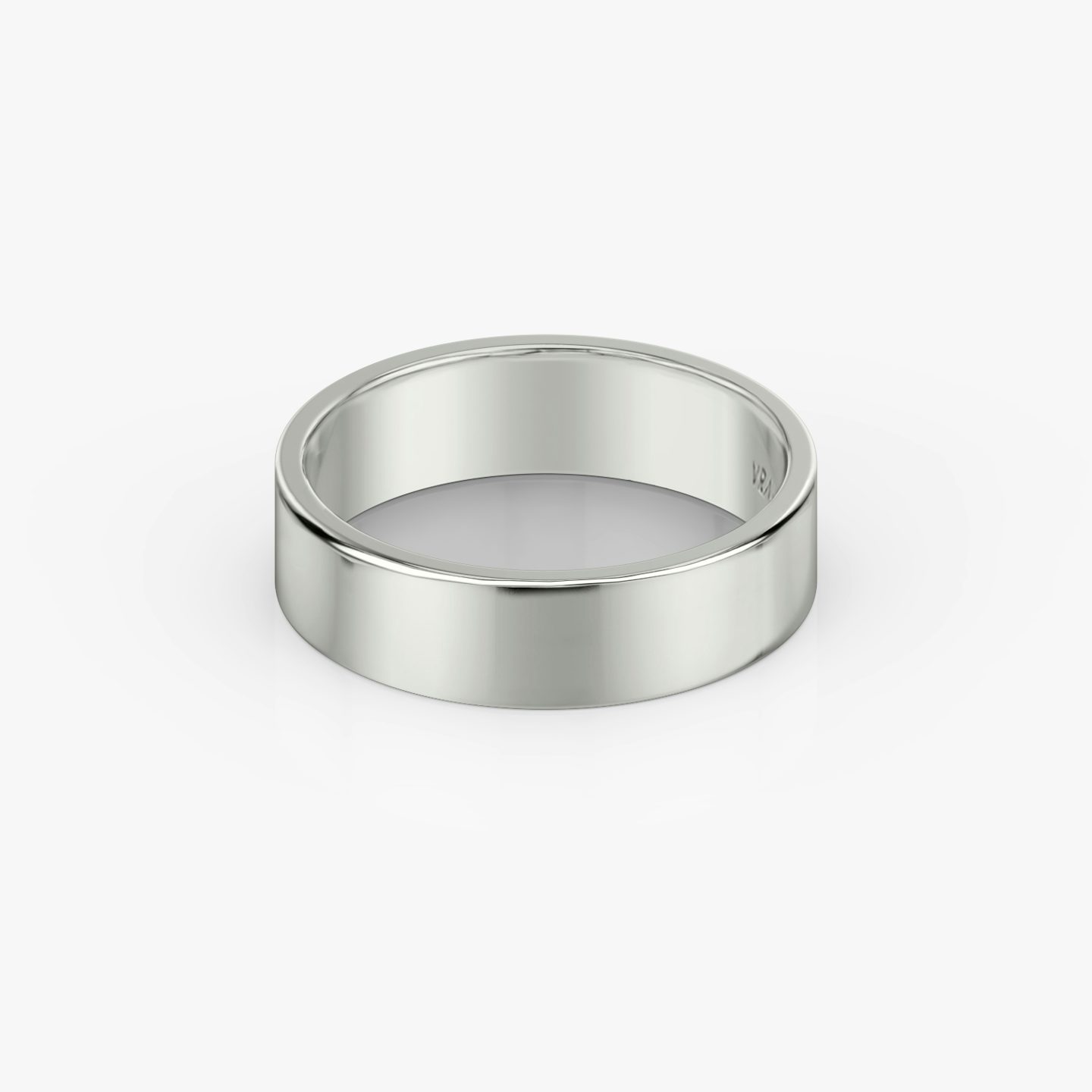 The Flat | 18k | White Gold | bandWidth: 6mm