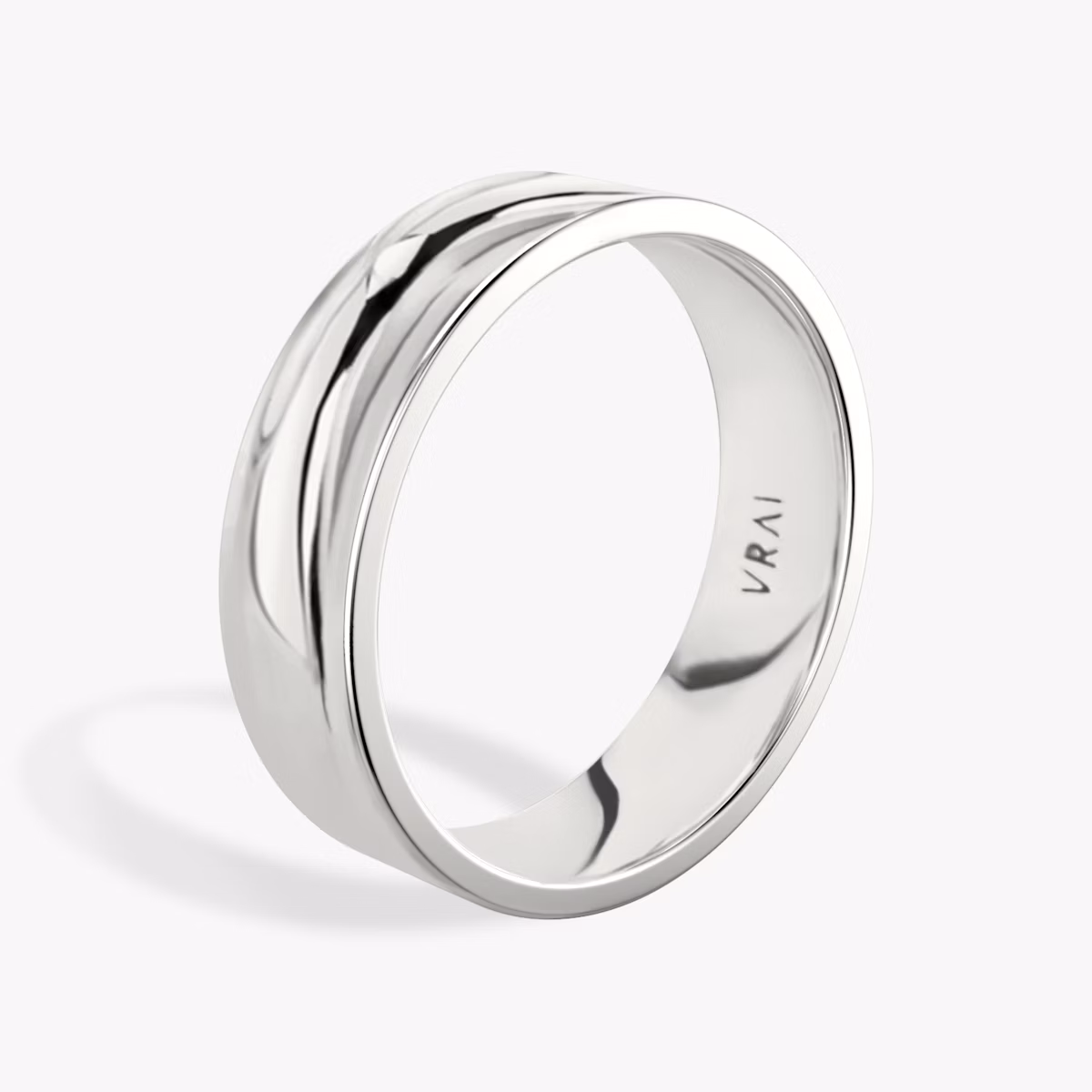 The Flat | 18k | White Gold | bandWidth: 6mm