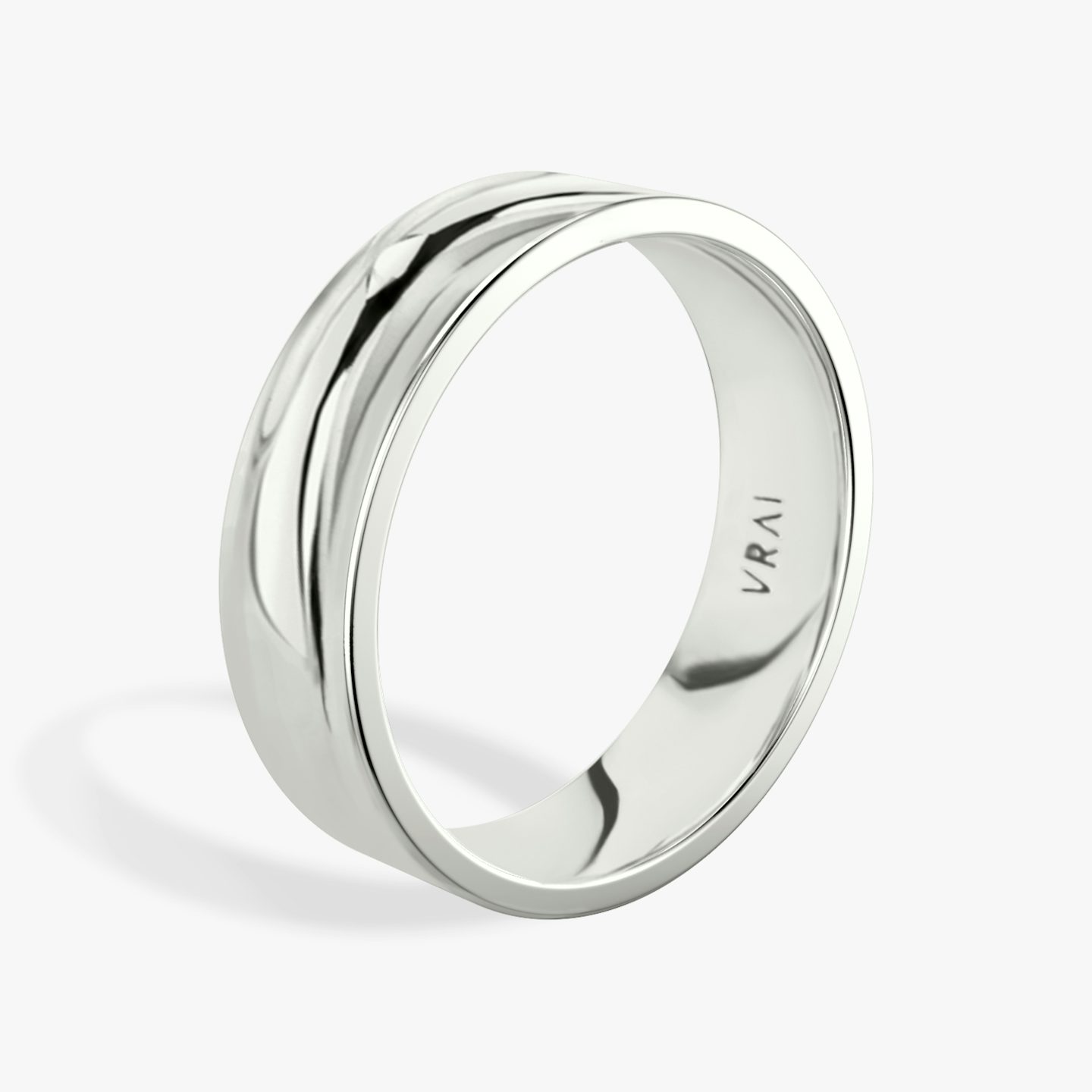 The Flat | 18k | White Gold | bandWidth: 6mm