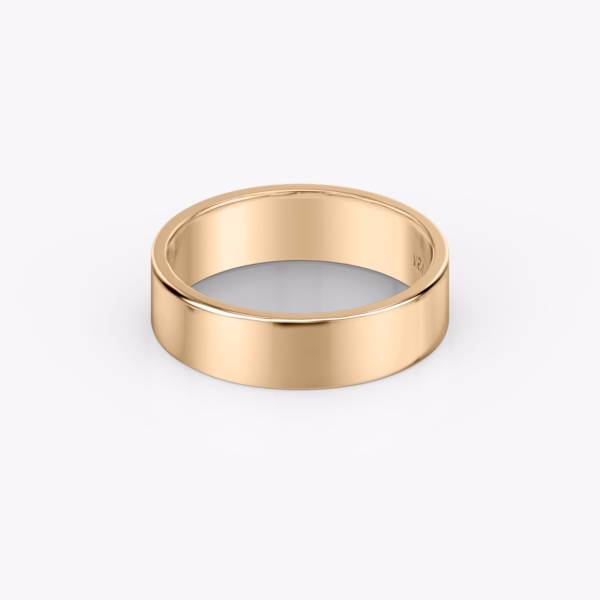 The Flat | 14k | Rose Gold | bandWidth: 6mm